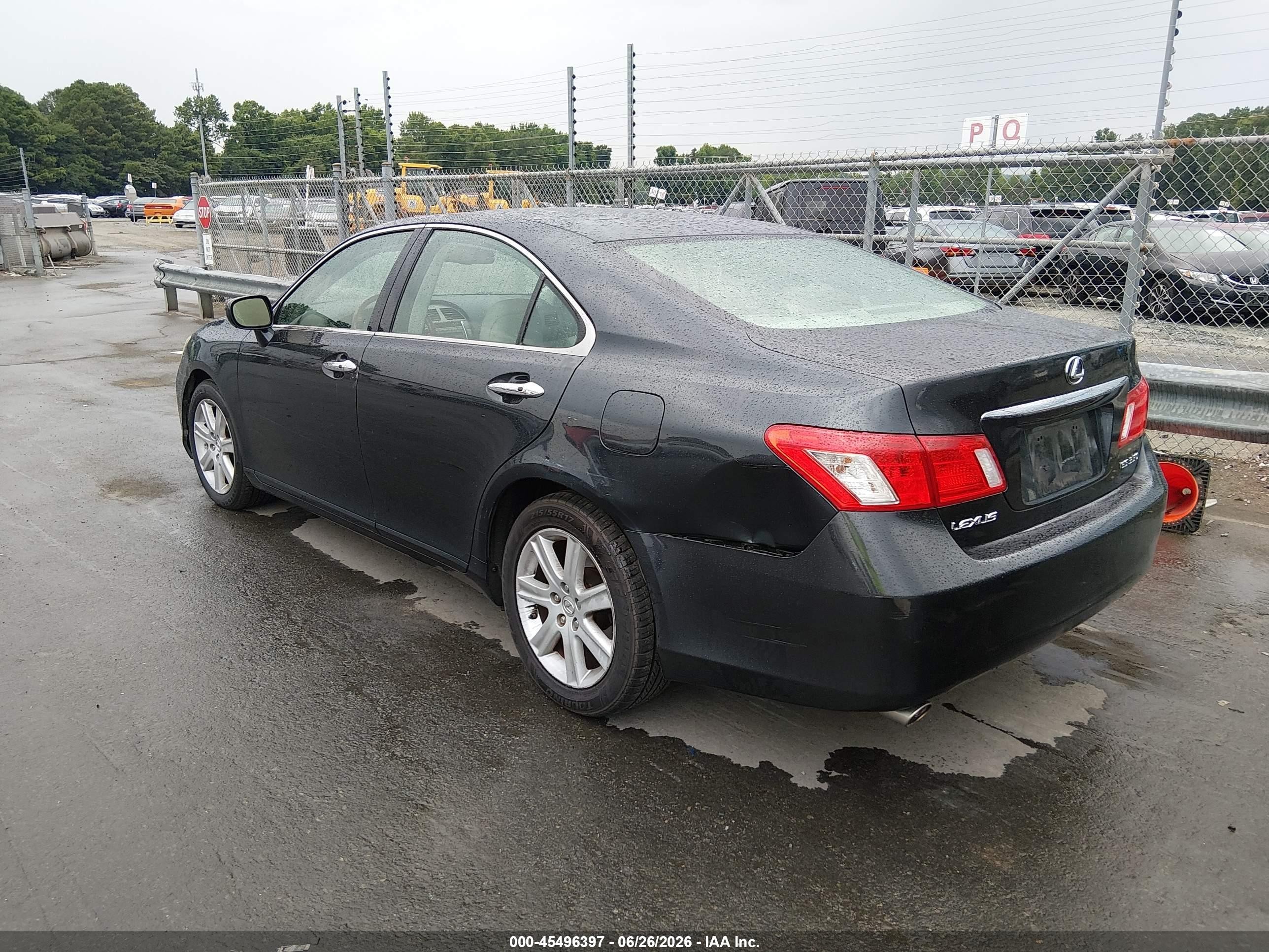 2008 Lexus Es 350   Dark Blue vin: JTHBJ46G482179966