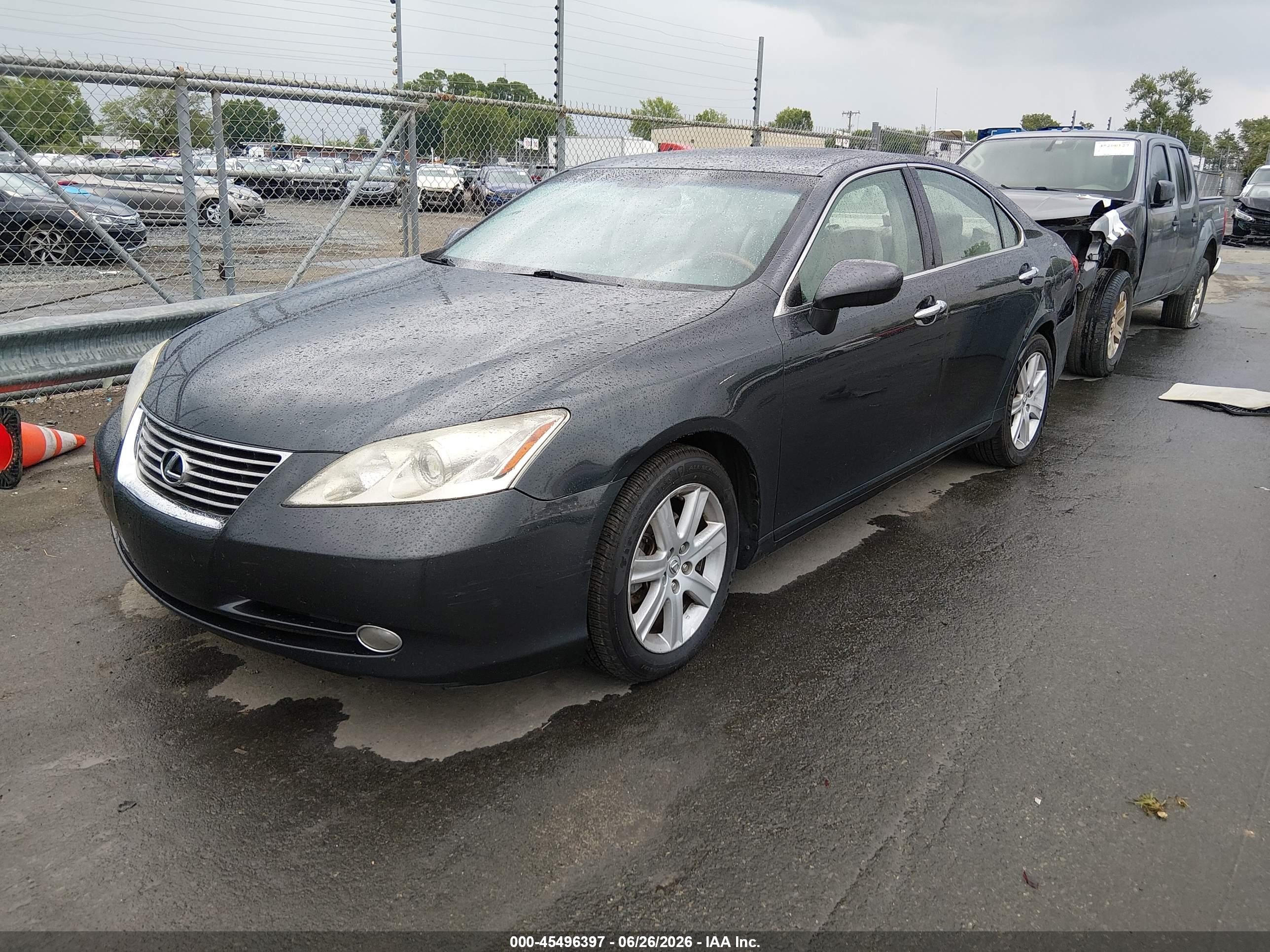 2008 Lexus Es 350   Dark Blue vin: JTHBJ46G482179966