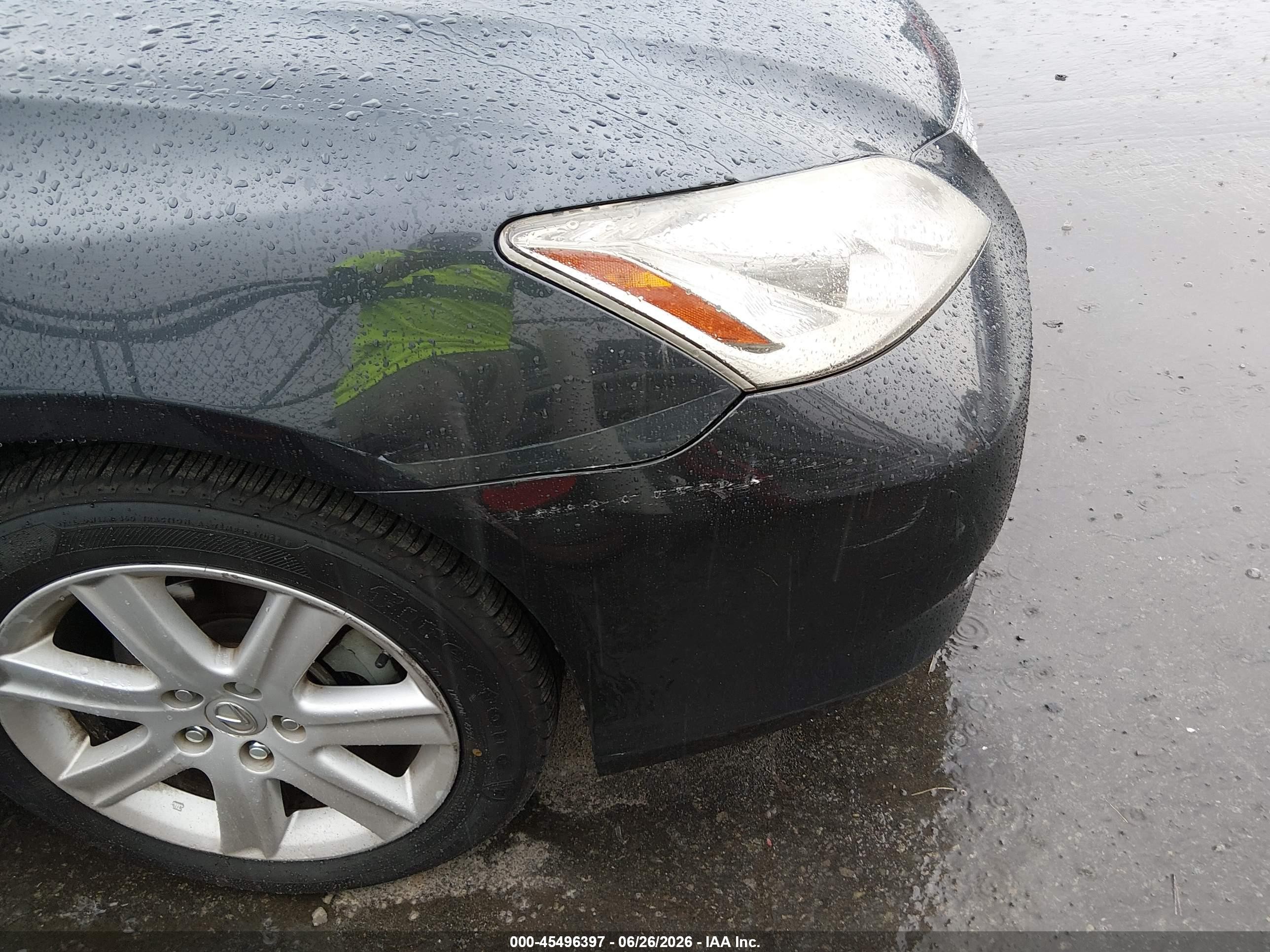 2008 Lexus Es 350   Dark Blue vin: JTHBJ46G482179966