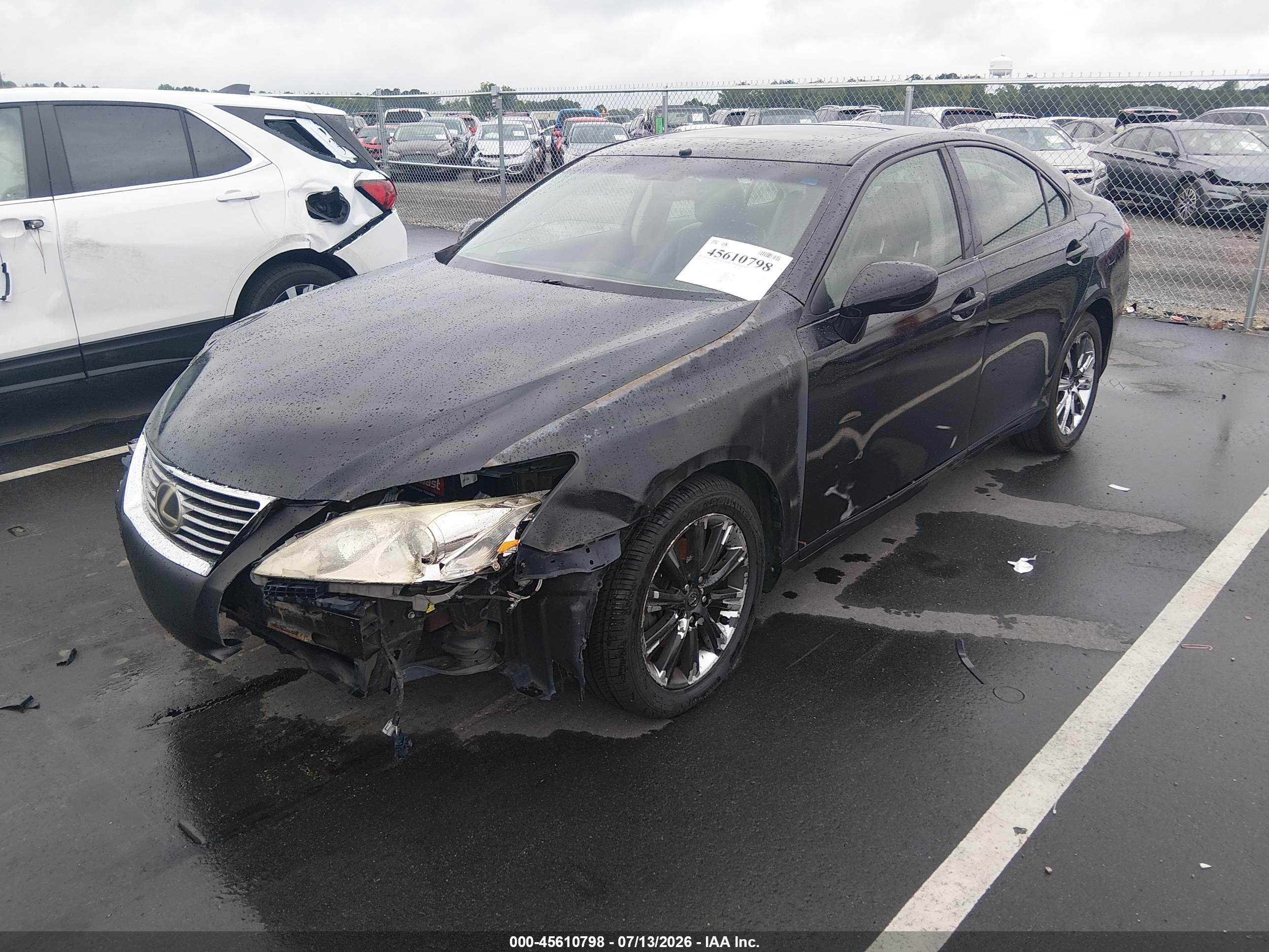 2008 Lexus Es 350   Black vin: JTHBJ46G482181734