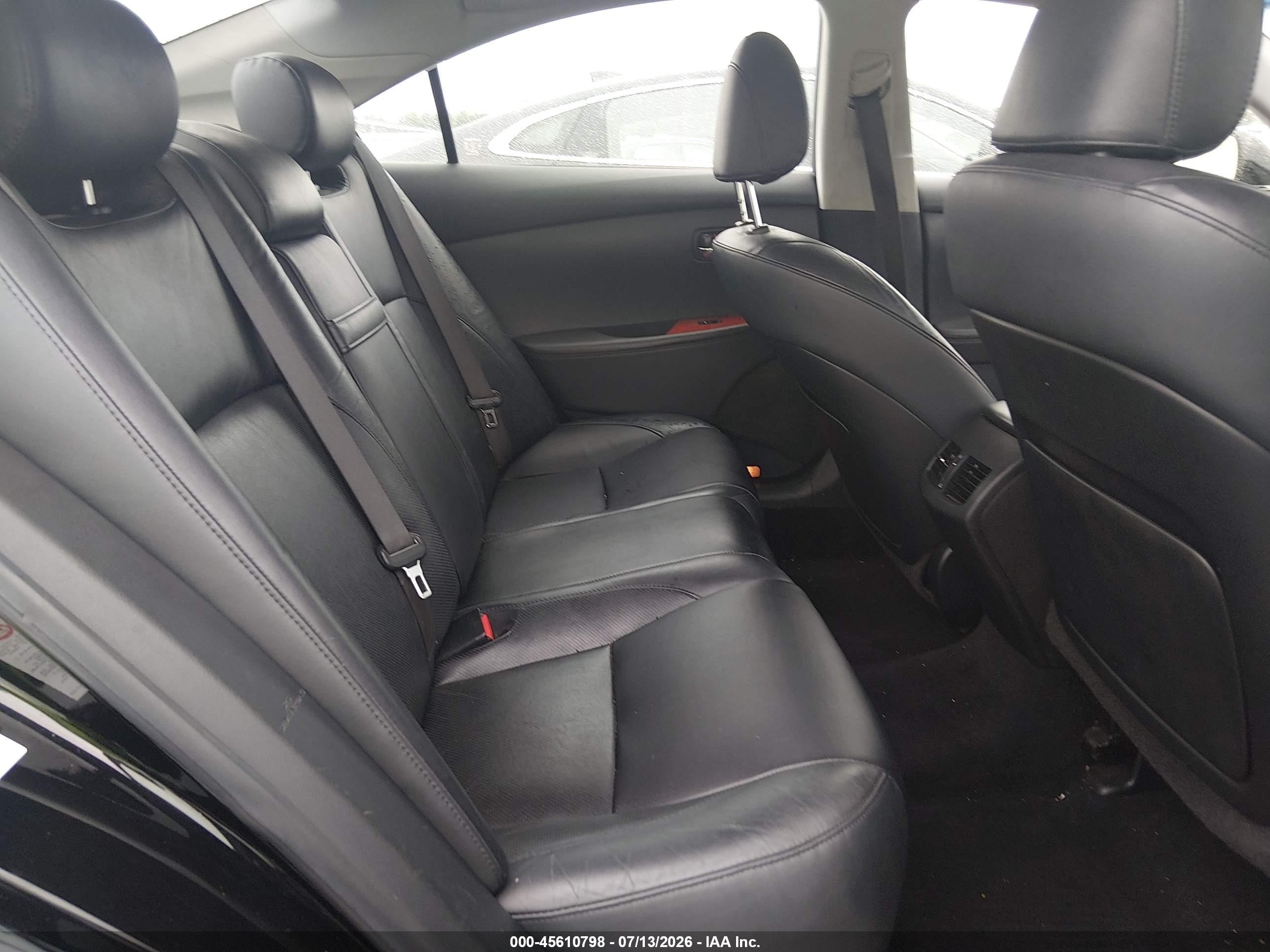 2008 Lexus Es 350   Black vin: JTHBJ46G482181734