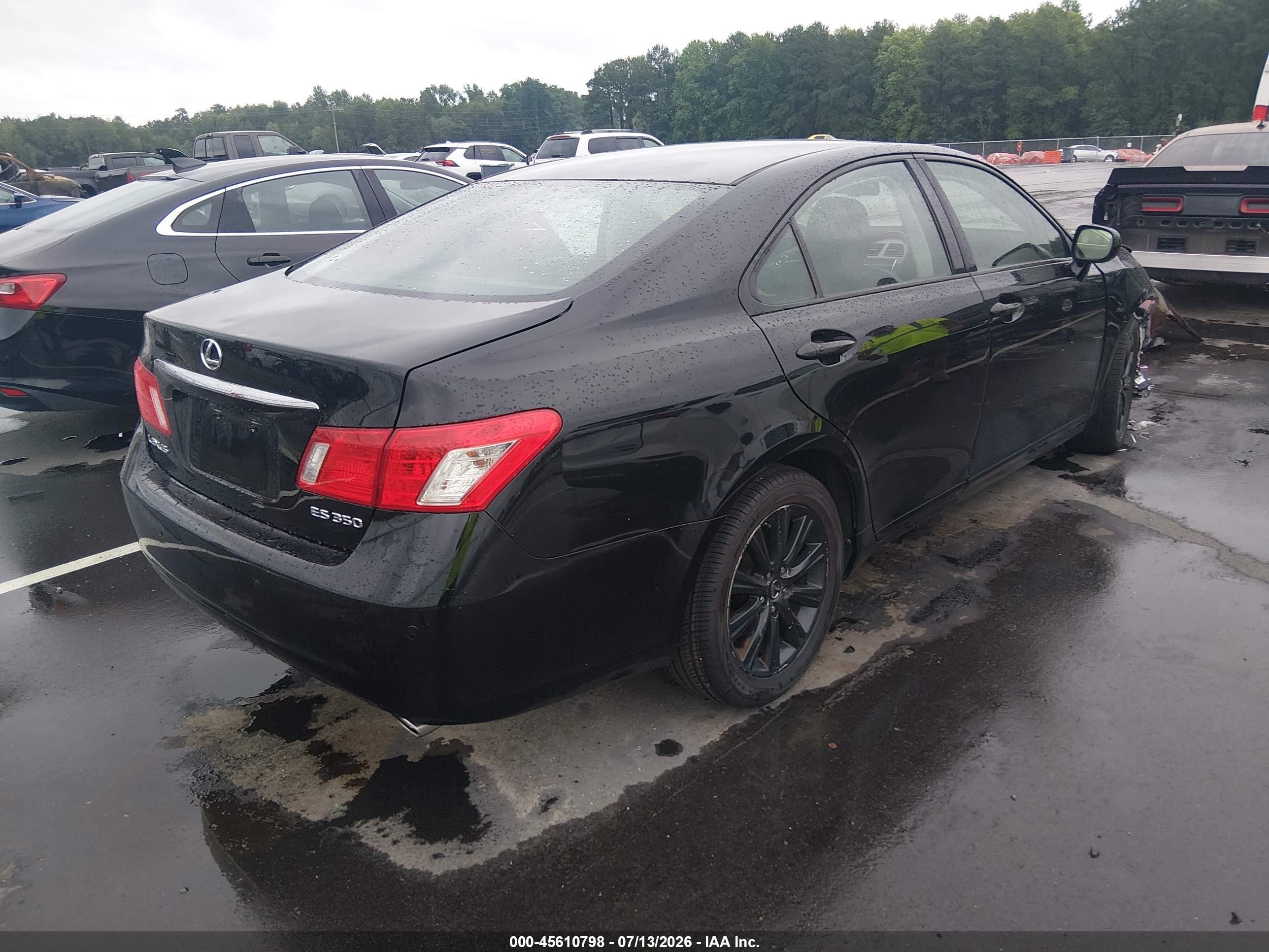 2008 Lexus Es 350   Black vin: JTHBJ46G482181734