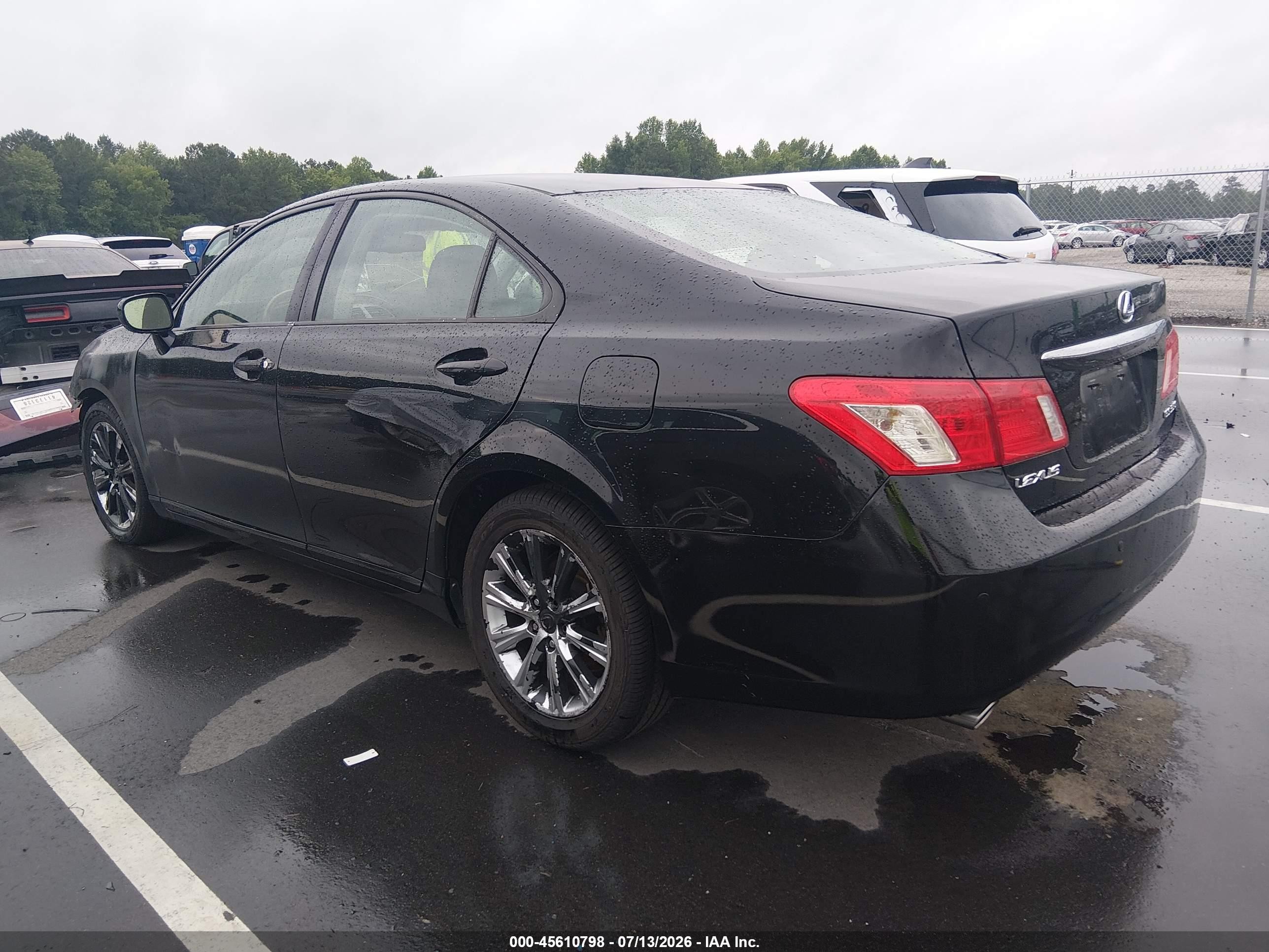 2008 Lexus Es 350   Black vin: JTHBJ46G482181734