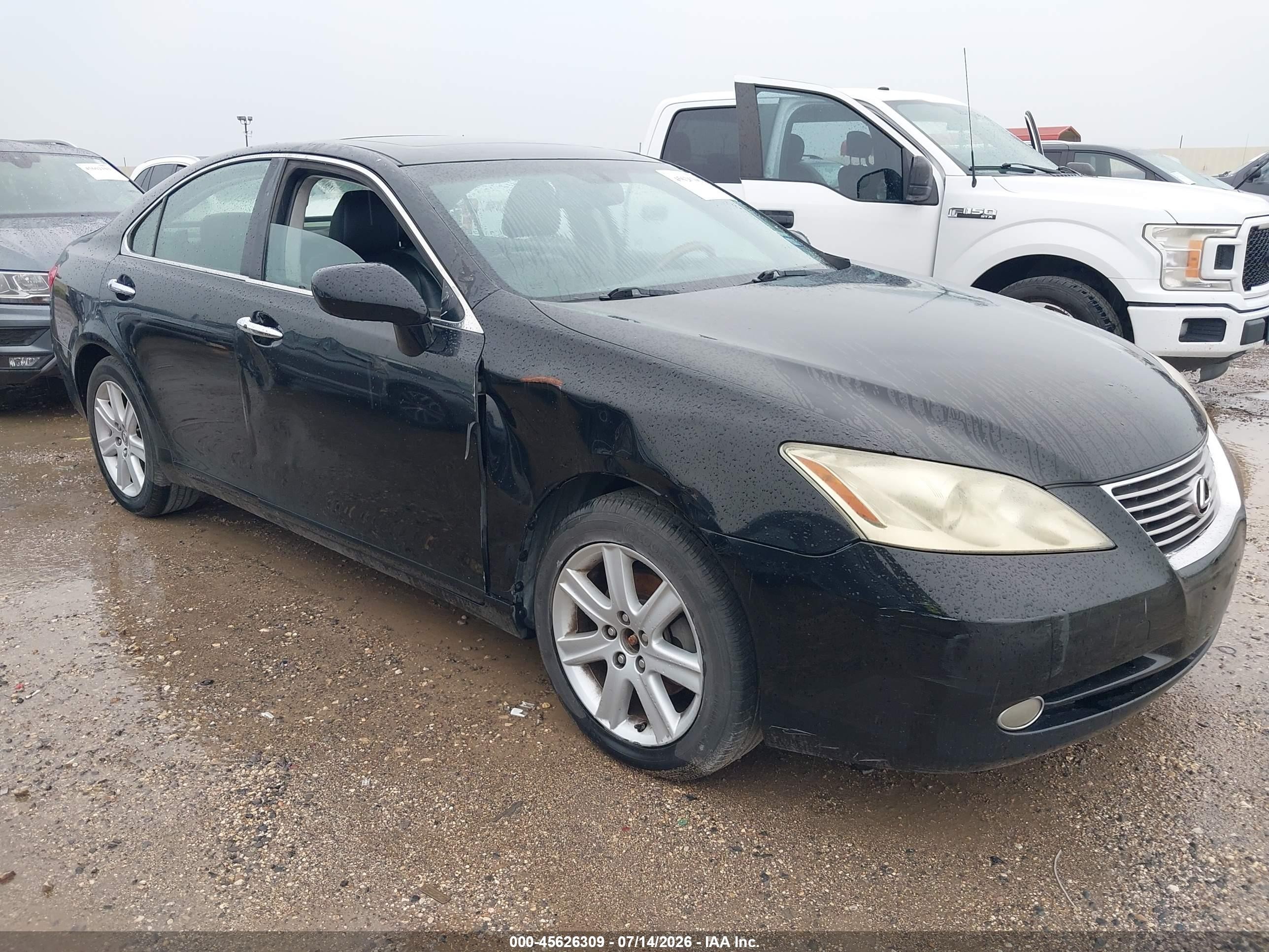 2008 Lexus Es 350   Black vin: JTHBJ46G482184195