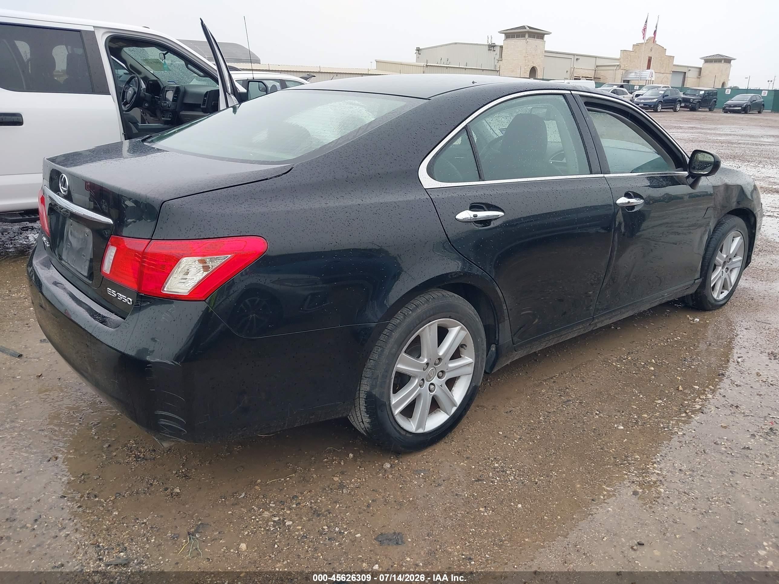 2008 Lexus Es 350   Black vin: JTHBJ46G482184195