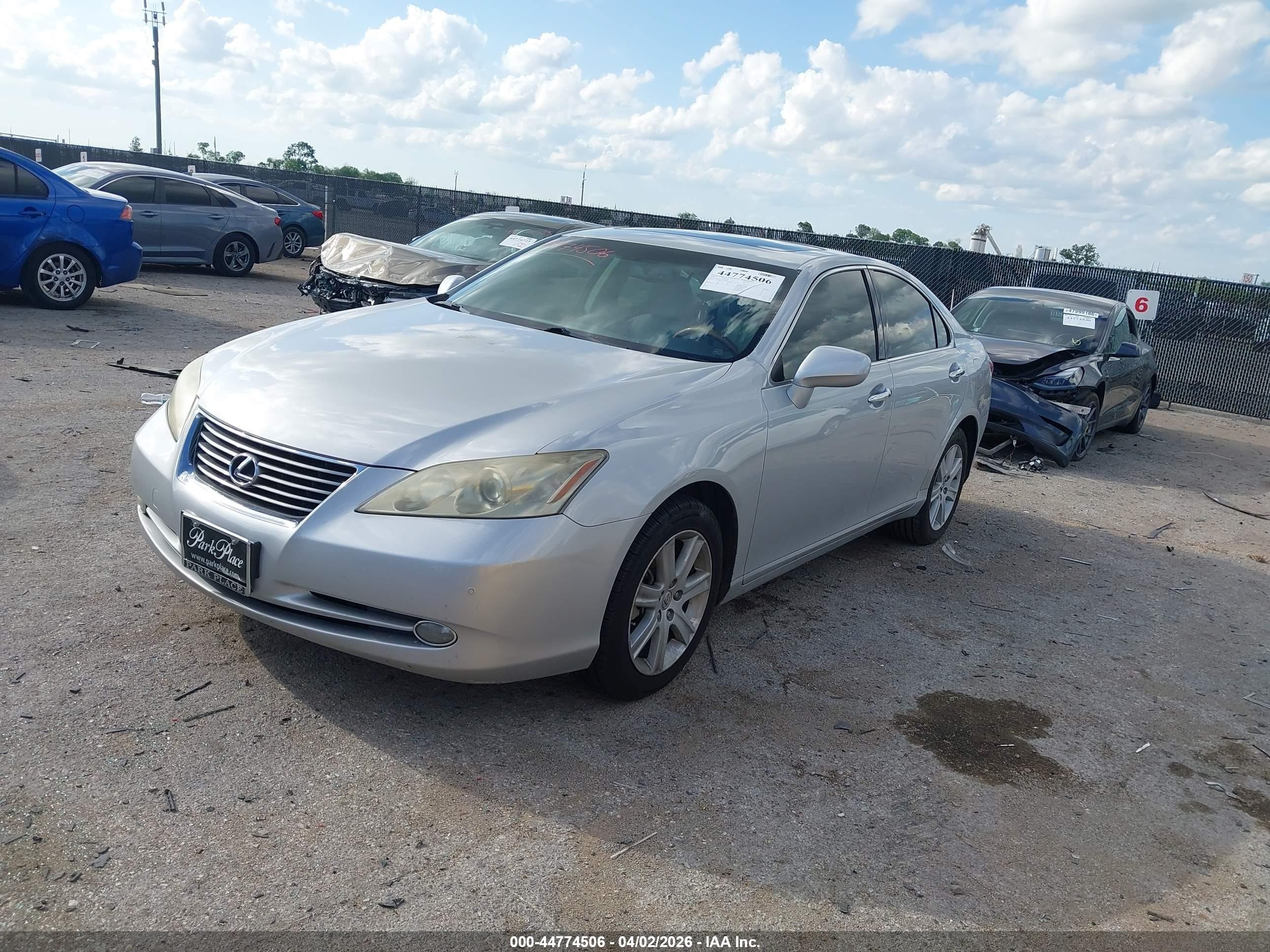 2008 Lexus Es 350 Silver vin: JTHBJ46G482184388
