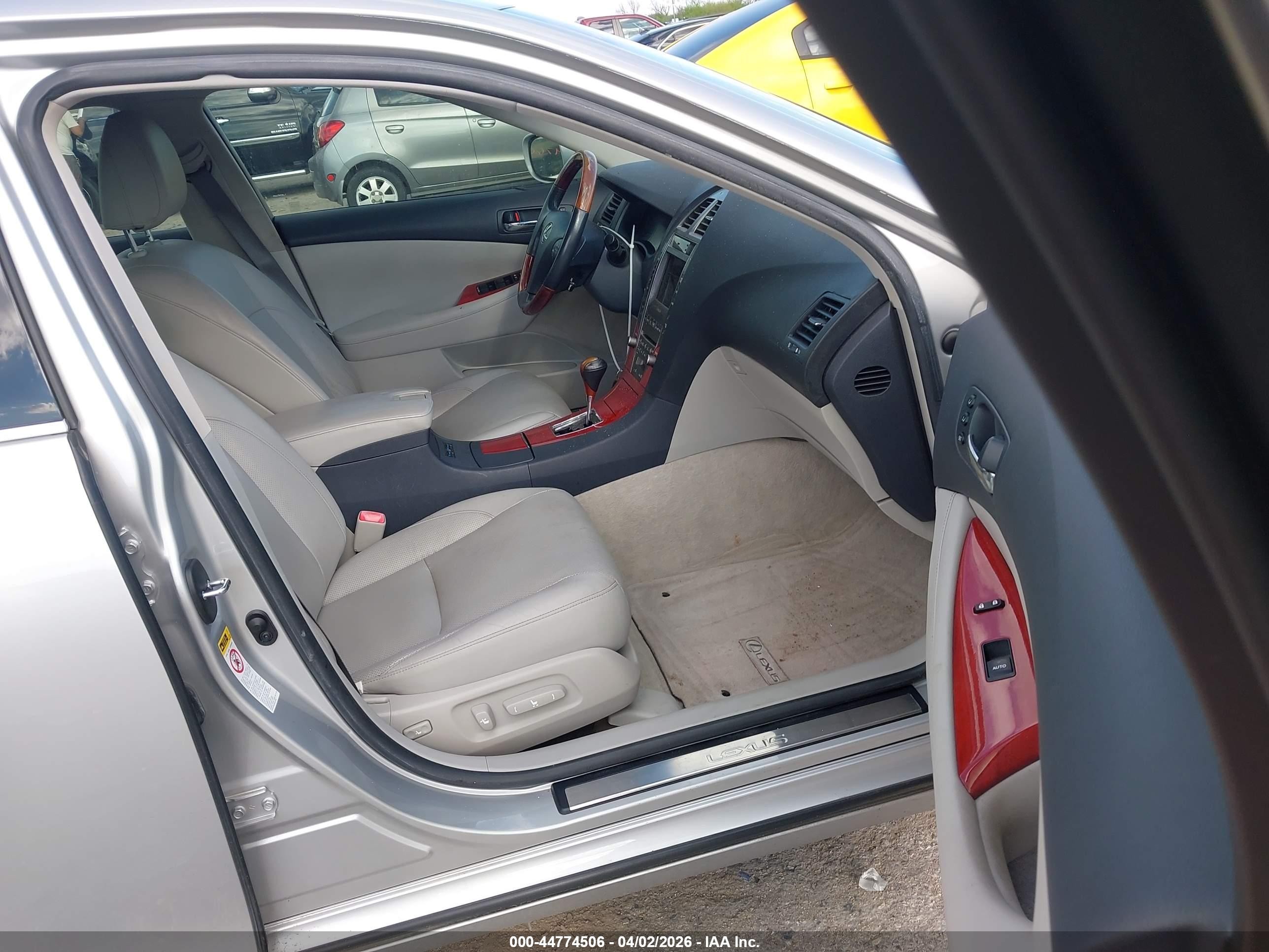 2008 Lexus Es 350 Silver vin: JTHBJ46G482184388