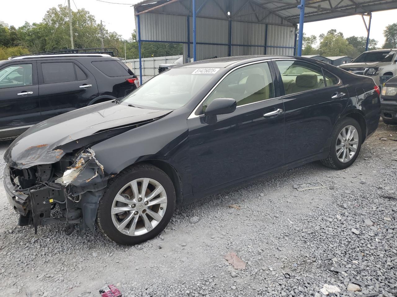 2008 Lexus Es 350 Black vin: JTHBJ46G482190725