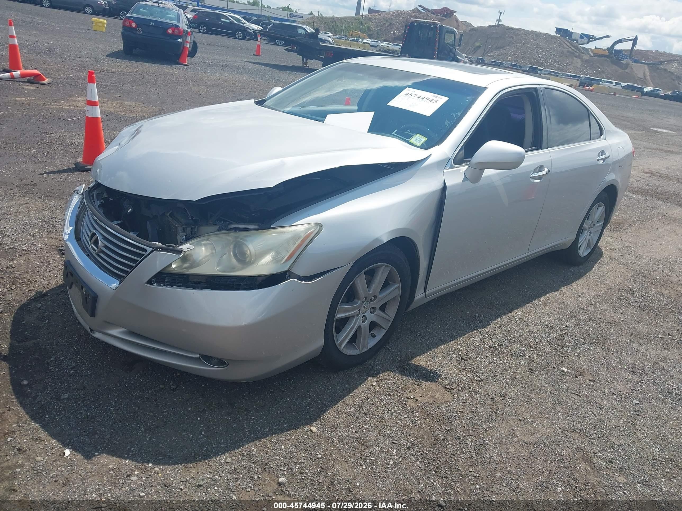 2008 Lexus Es 350   Gray vin: JTHBJ46G482196587