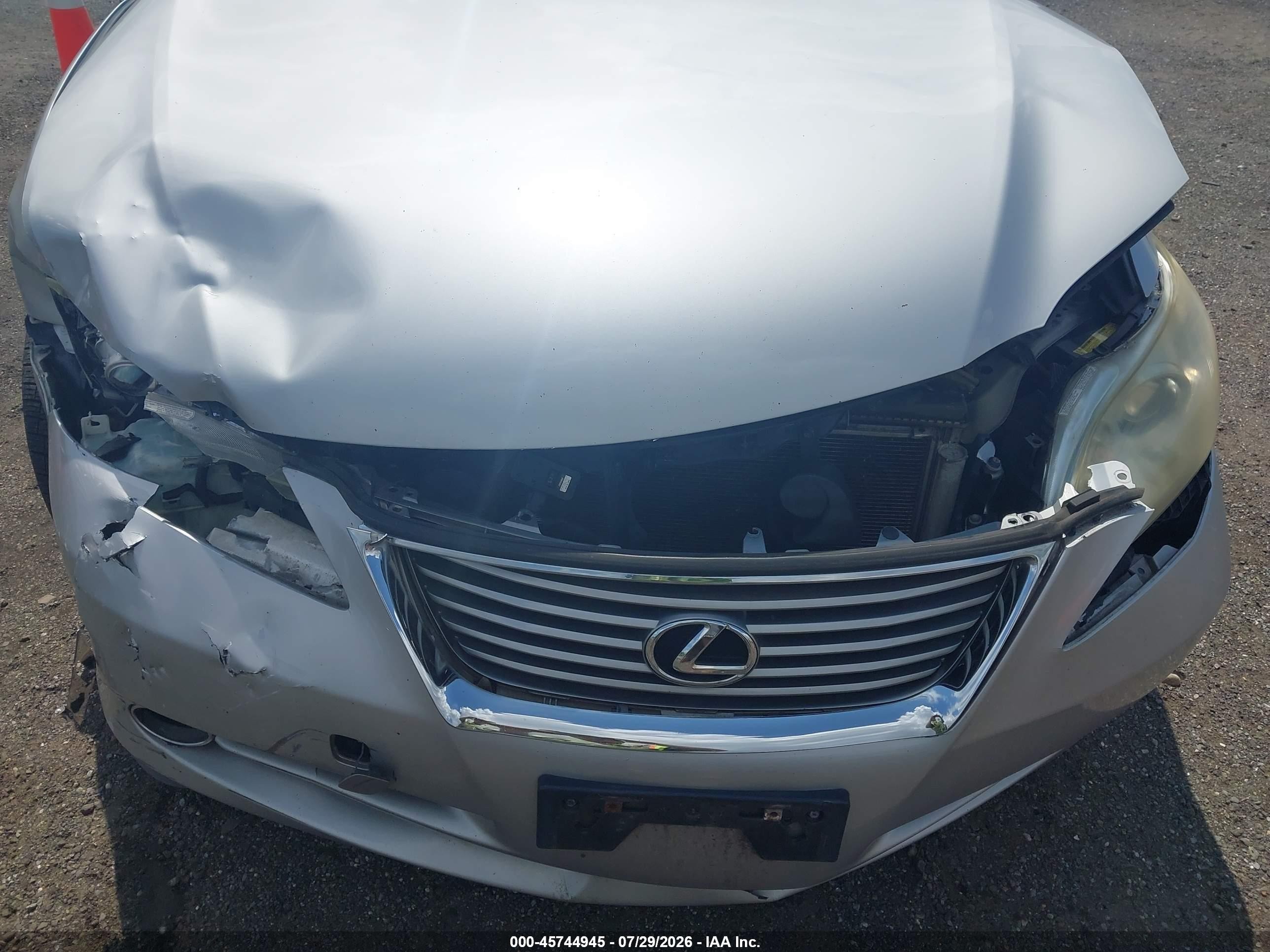 2008 Lexus Es 350   Gray vin: JTHBJ46G482196587