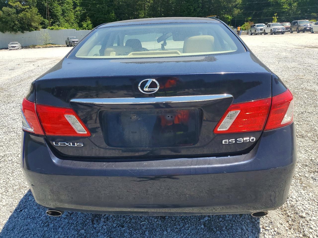 2008 Lexus Es 350 Base Blue vin: JTHBJ46G482202808