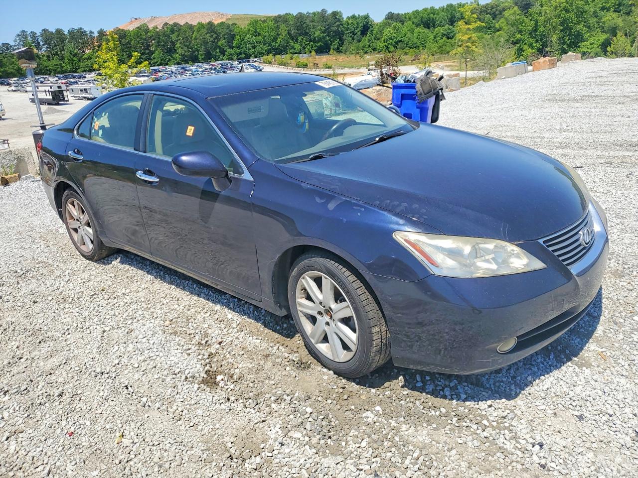 2008 Lexus Es 350 Base Blue vin: JTHBJ46G482202808