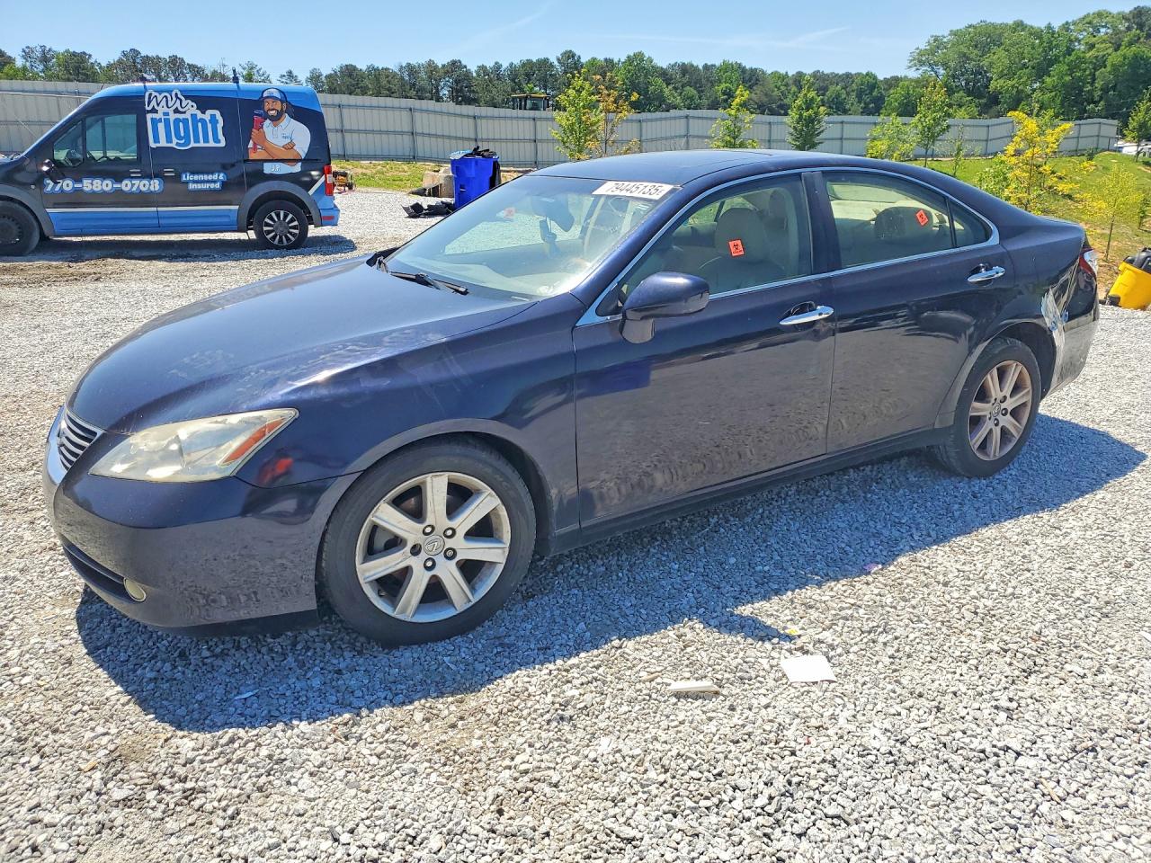 2008 Lexus Es 350 Base Blue vin: JTHBJ46G482202808