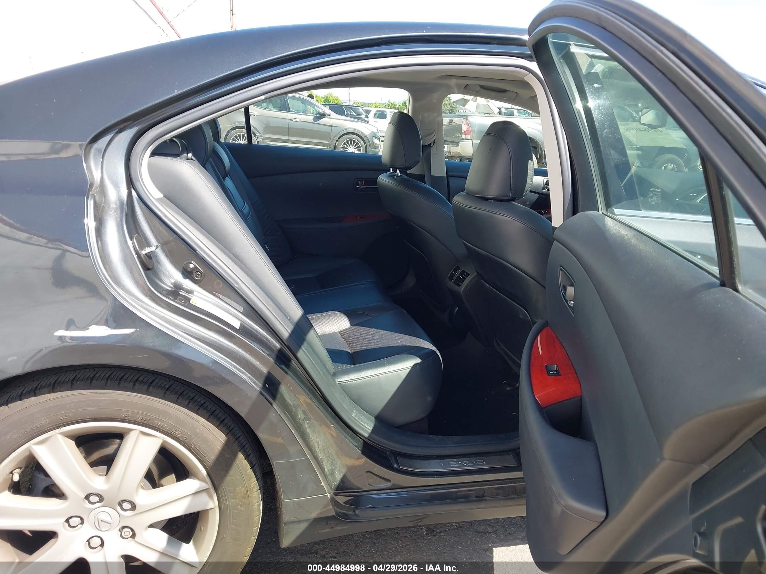 2008 Lexus Es 350   Black vin: JTHBJ46G482206678