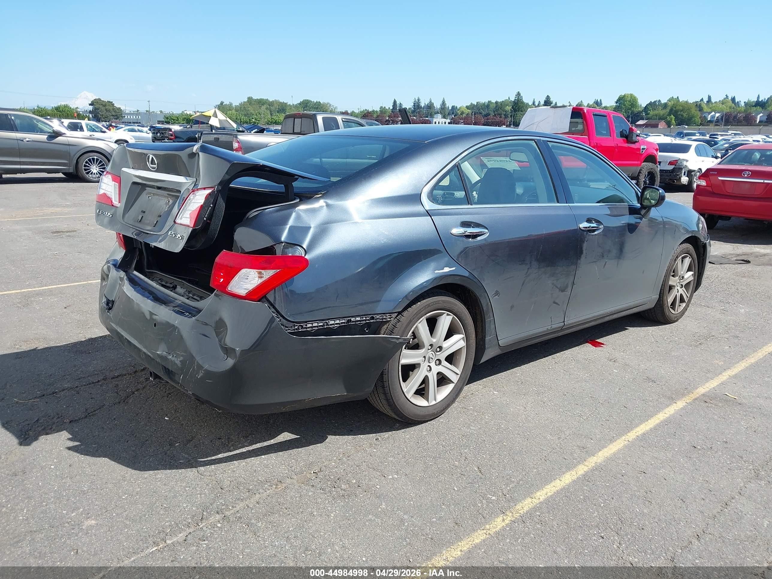 2008 Lexus Es 350   Black vin: JTHBJ46G482206678