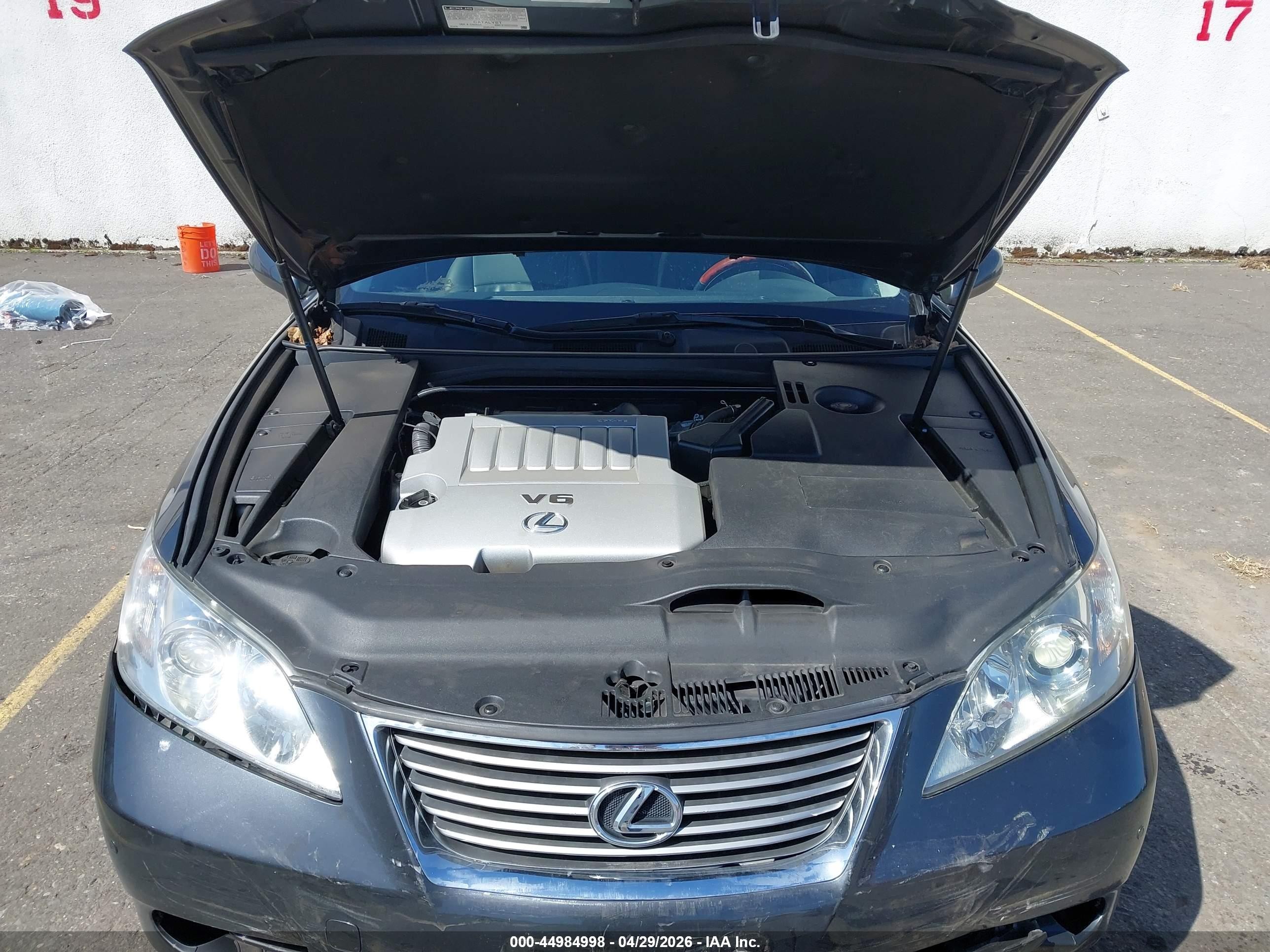 2008 Lexus Es 350   Black vin: JTHBJ46G482206678
