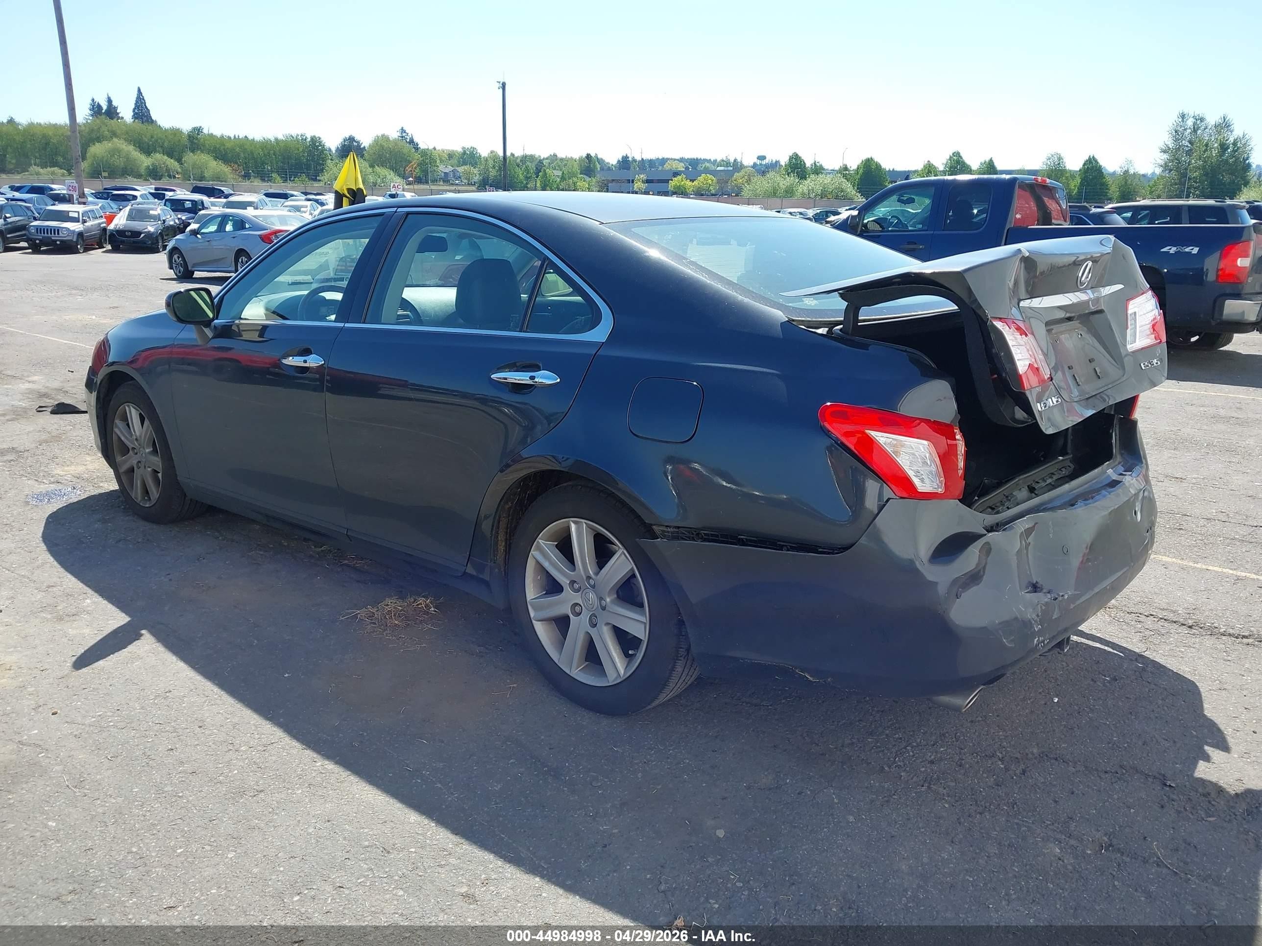 2008 Lexus Es 350   Black vin: JTHBJ46G482206678
