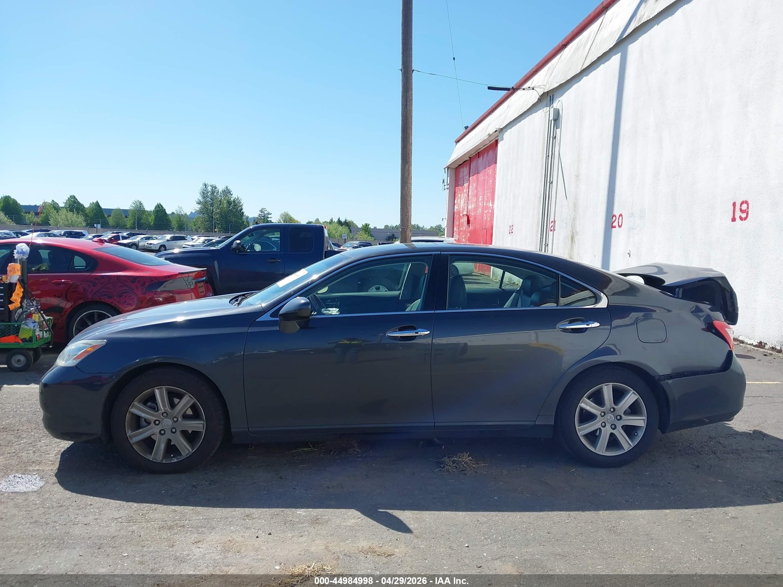 2008 Lexus Es 350   Black vin: JTHBJ46G482206678