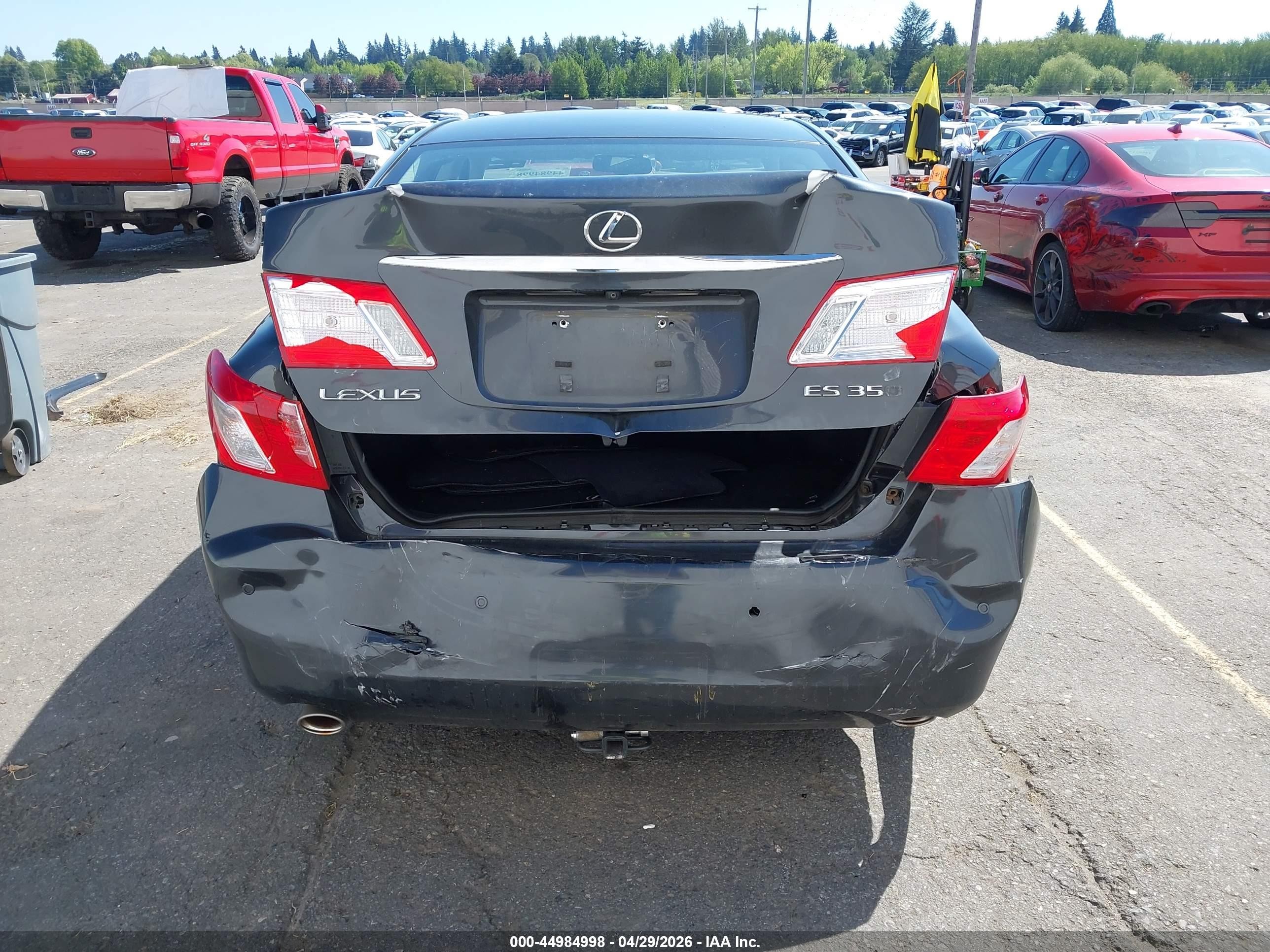 2008 Lexus Es 350   Black vin: JTHBJ46G482206678