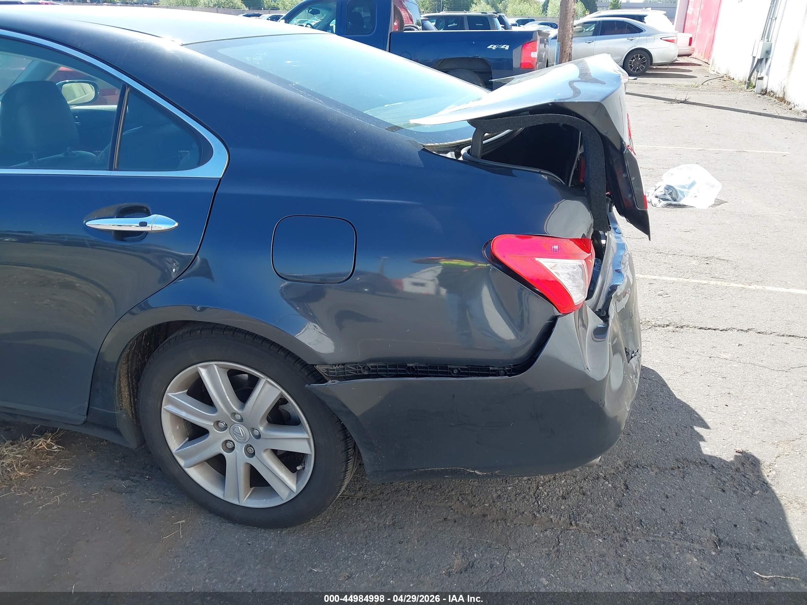 2008 Lexus Es 350   Black vin: JTHBJ46G482206678