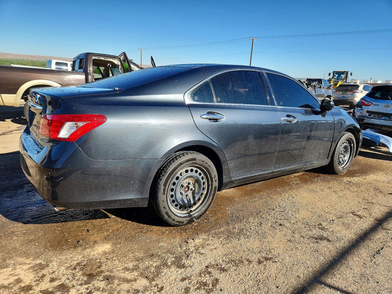 2008 Lexus Es 350 Black vin: JTHBJ46G482208432