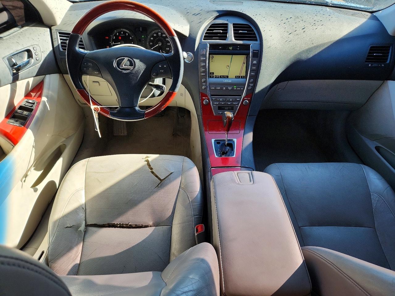 2008 Lexus Es 350 Black vin: JTHBJ46G482208432
