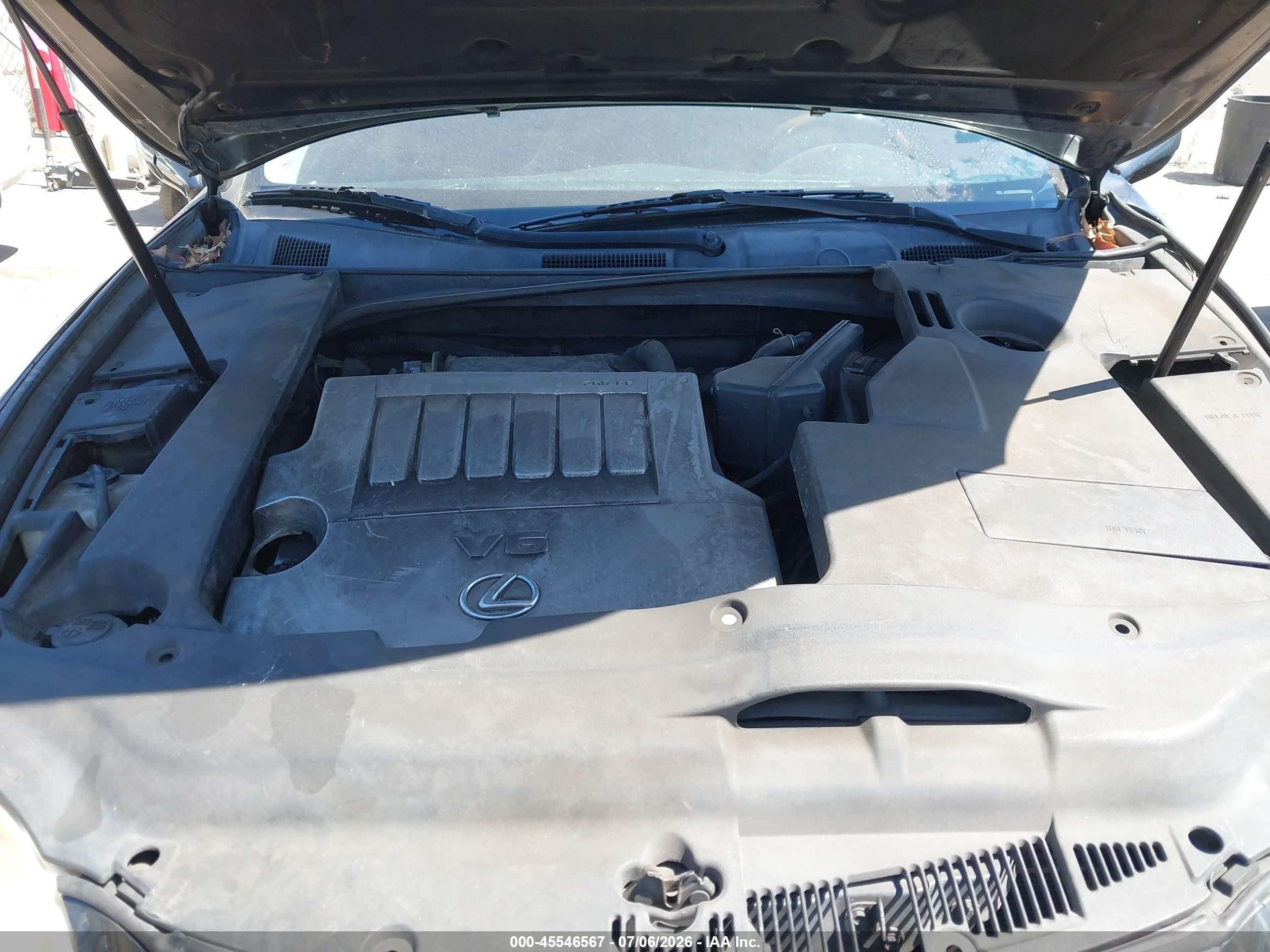 2008 Lexus Es 350 Black vin: JTHBJ46G482218779