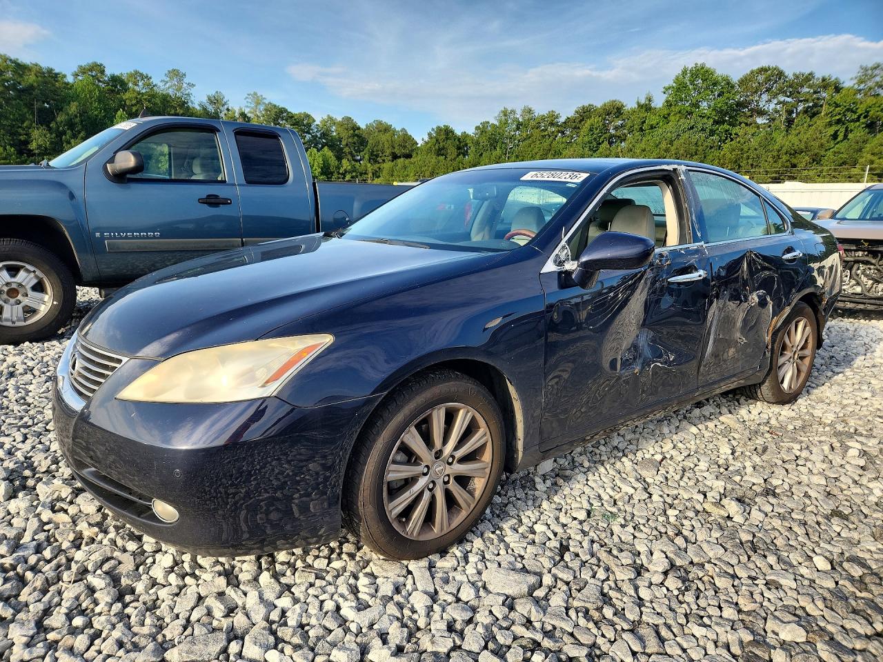 2008 Lexus Es 350 Blue vin: JTHBJ46G482224873