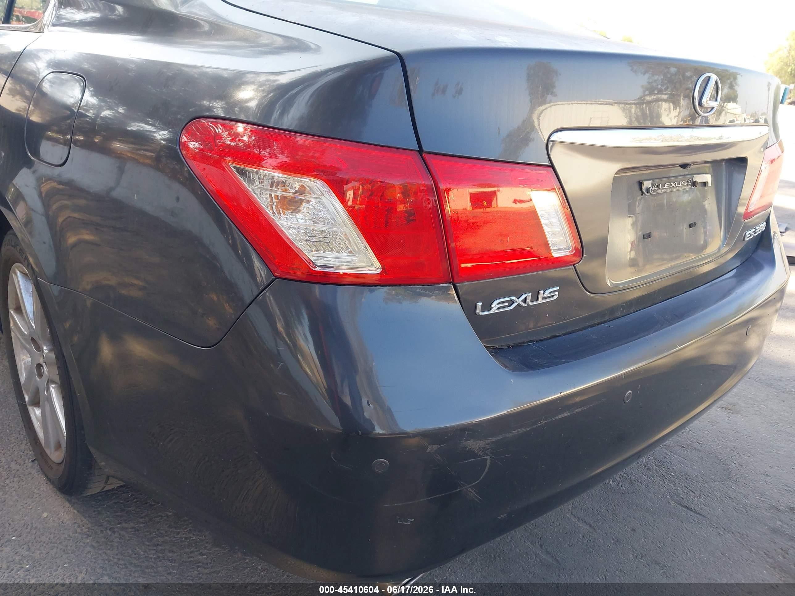 2008 Lexus Es 350 Gray vin: JTHBJ46G482238711