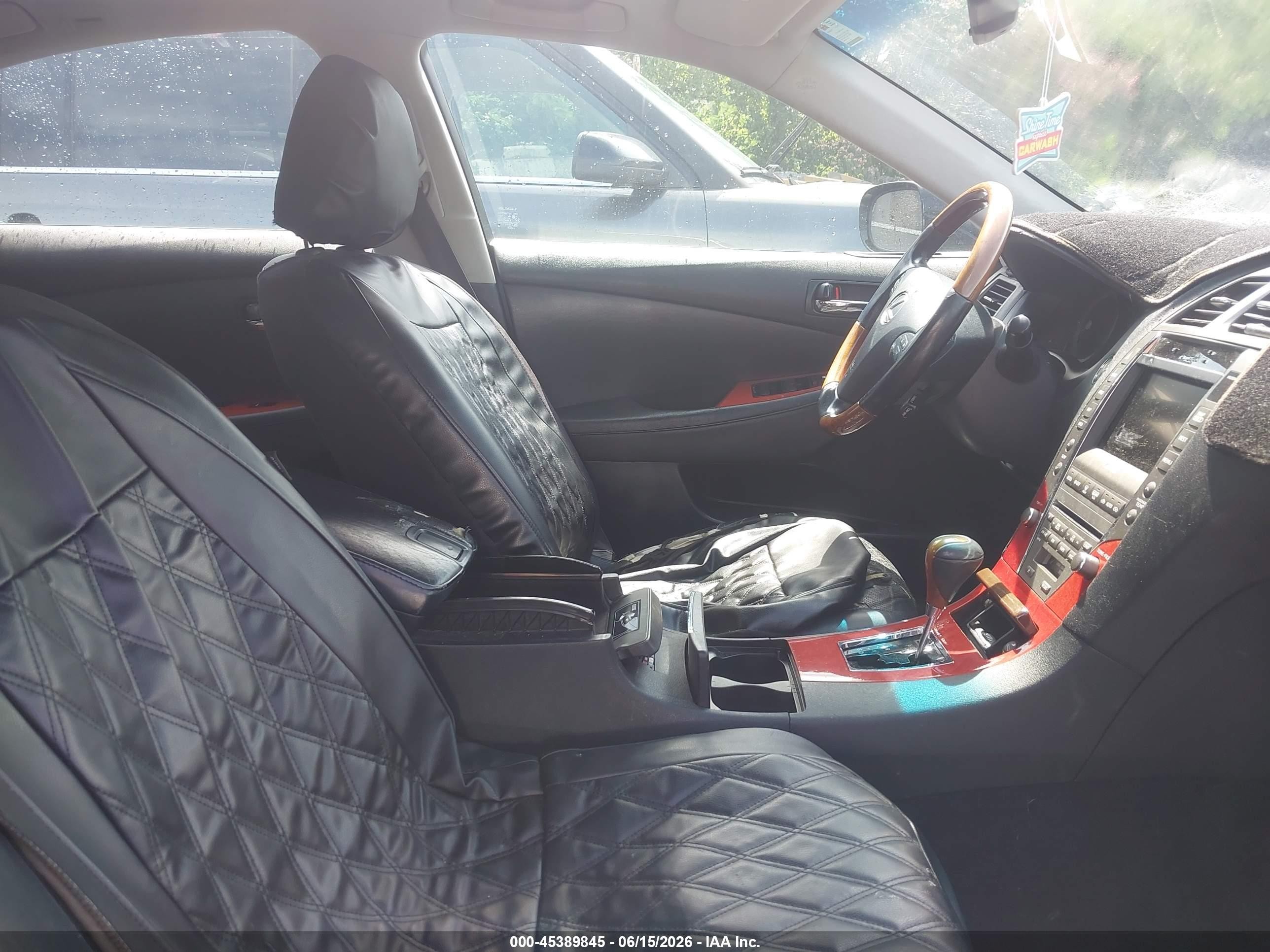 2008 Lexus Es 350   Black vin: JTHBJ46G482240281