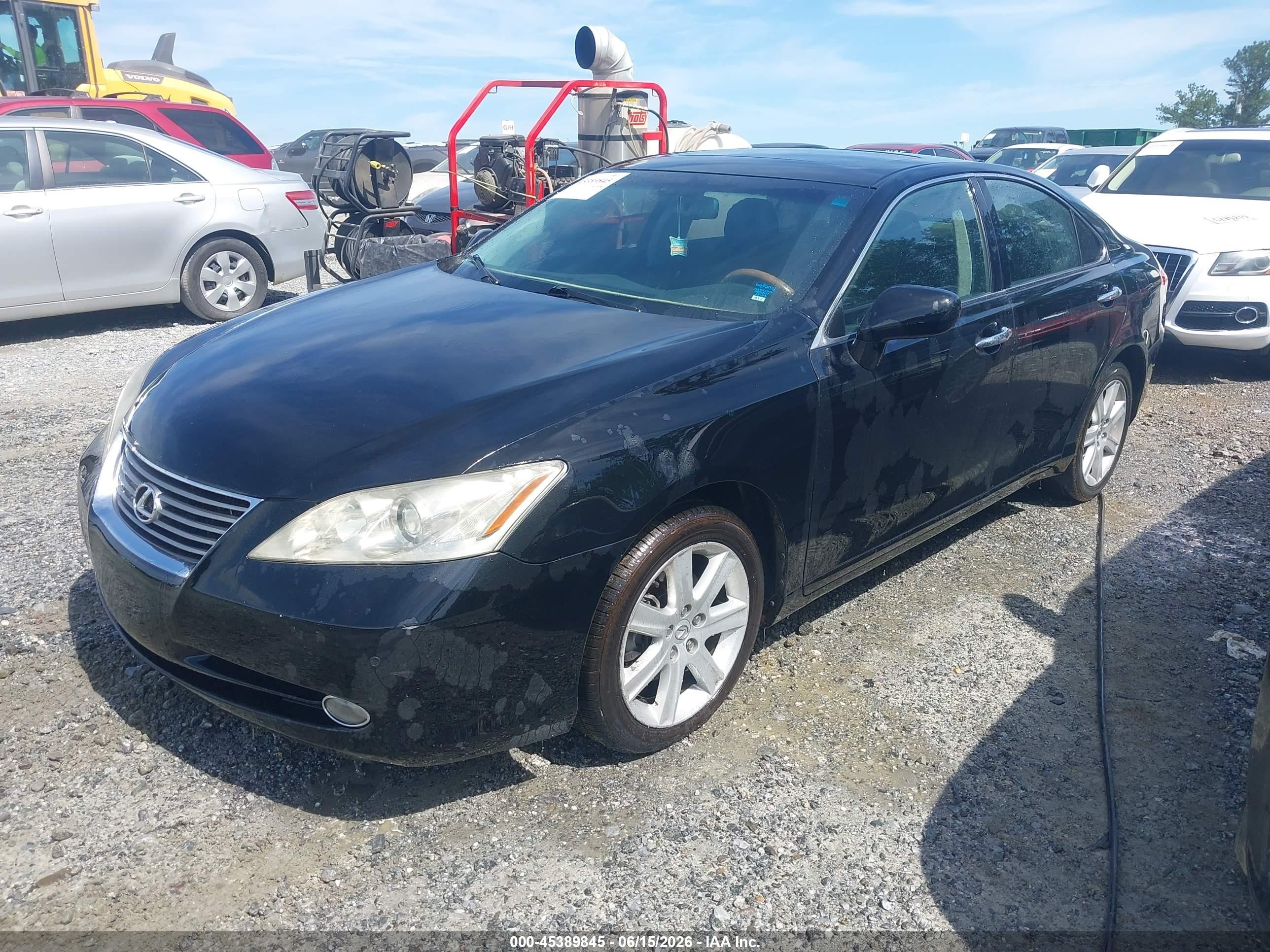 2008 Lexus Es 350   Black vin: JTHBJ46G482240281