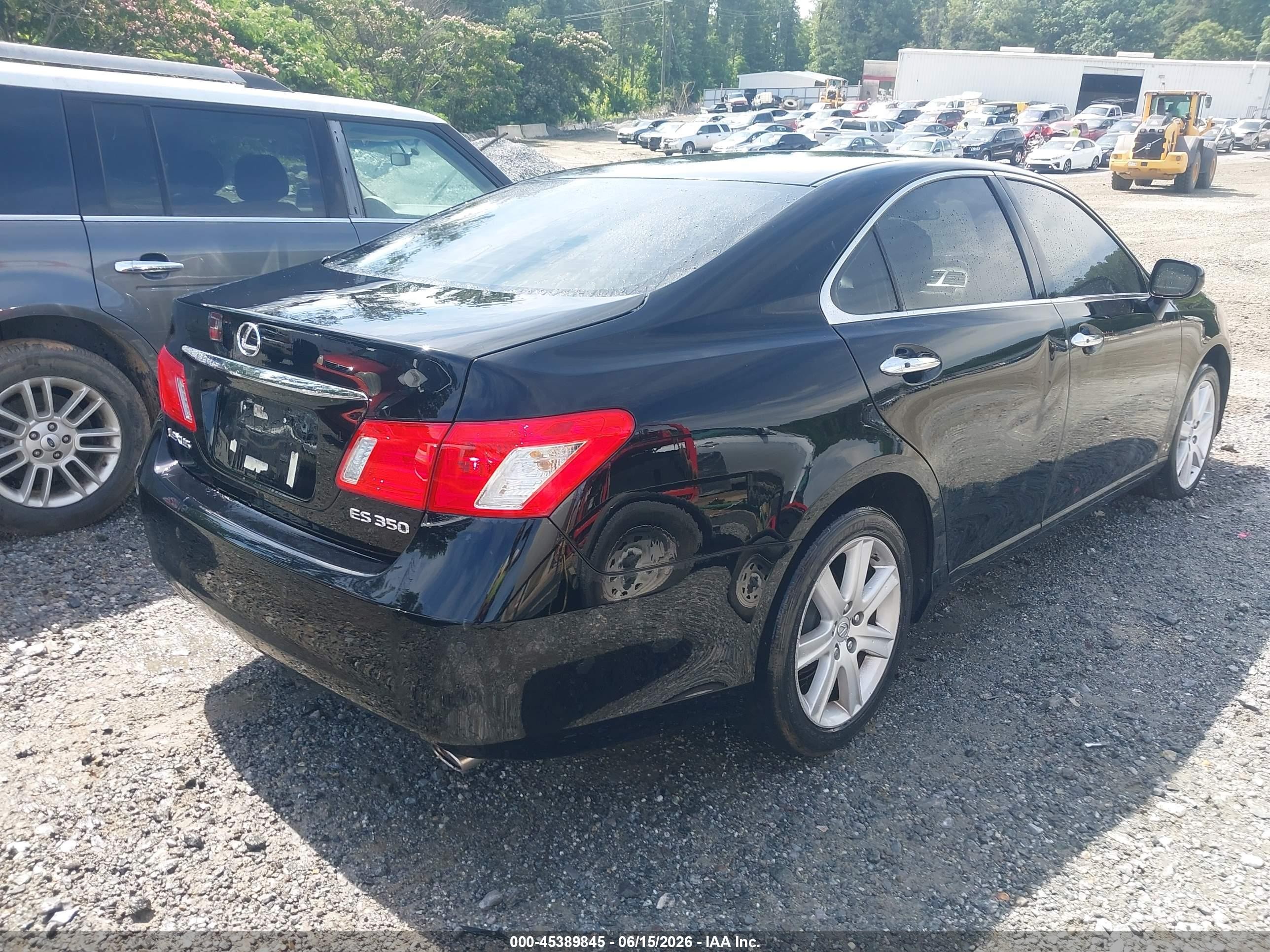 2008 Lexus Es 350   Black vin: JTHBJ46G482240281