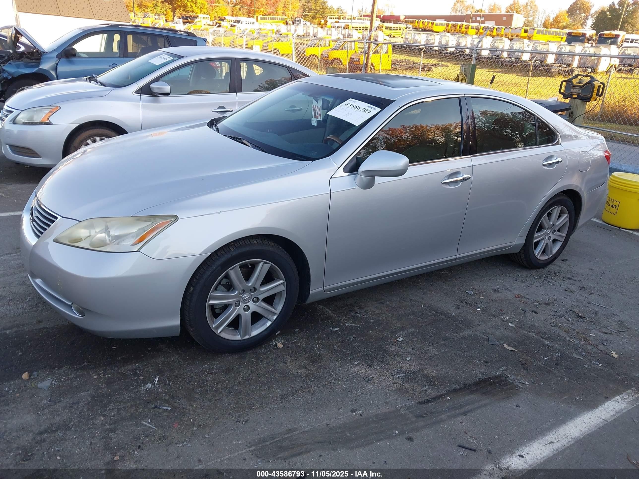 2008 Lexus Es 350   Silver vin: JTHBJ46G482249305