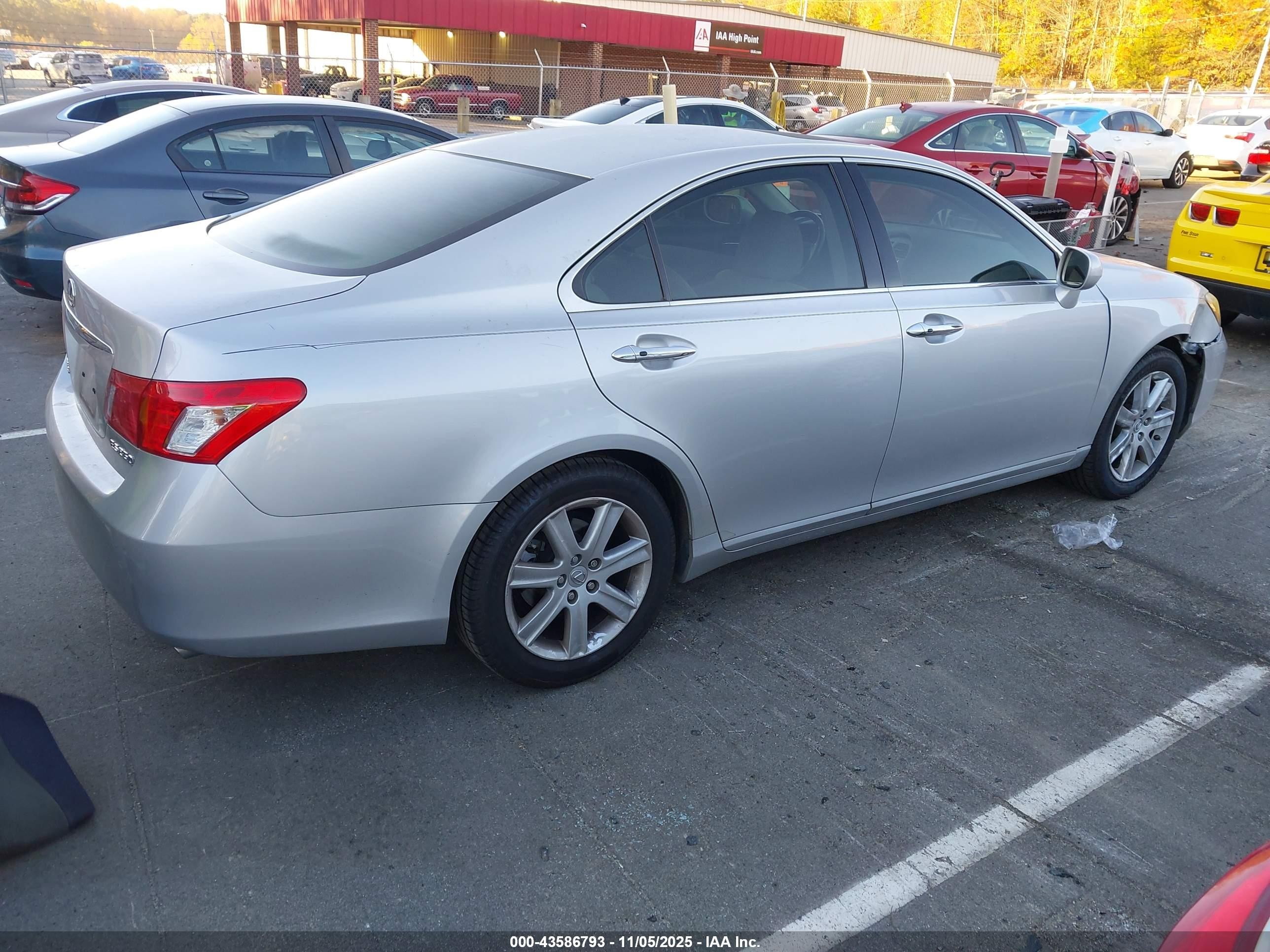 2008 Lexus Es 350   Silver vin: JTHBJ46G482249305