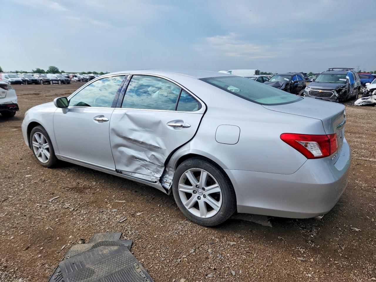 2008 Lexus Es 350 Silver vin: JTHBJ46G482261633