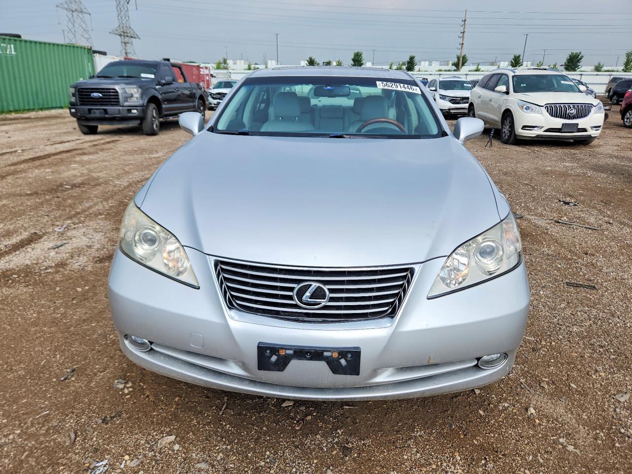 2008 Lexus Es 350 Silver vin: JTHBJ46G482261633