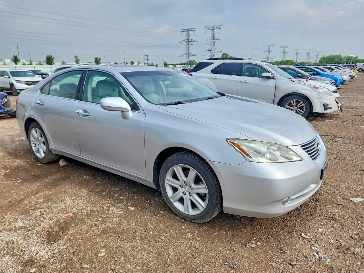 2008 Lexus Es 350 Silver vin: JTHBJ46G482261633