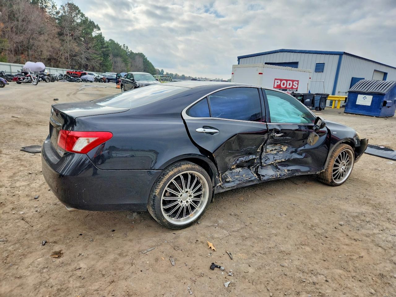 2008 Lexus Es 350 Black vin: JTHBJ46G482272485