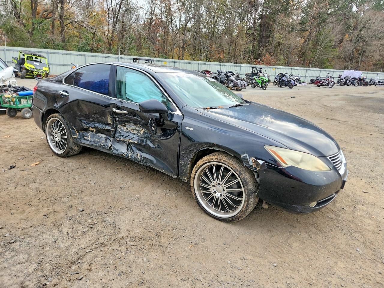 2008 Lexus Es 350 Black vin: JTHBJ46G482272485