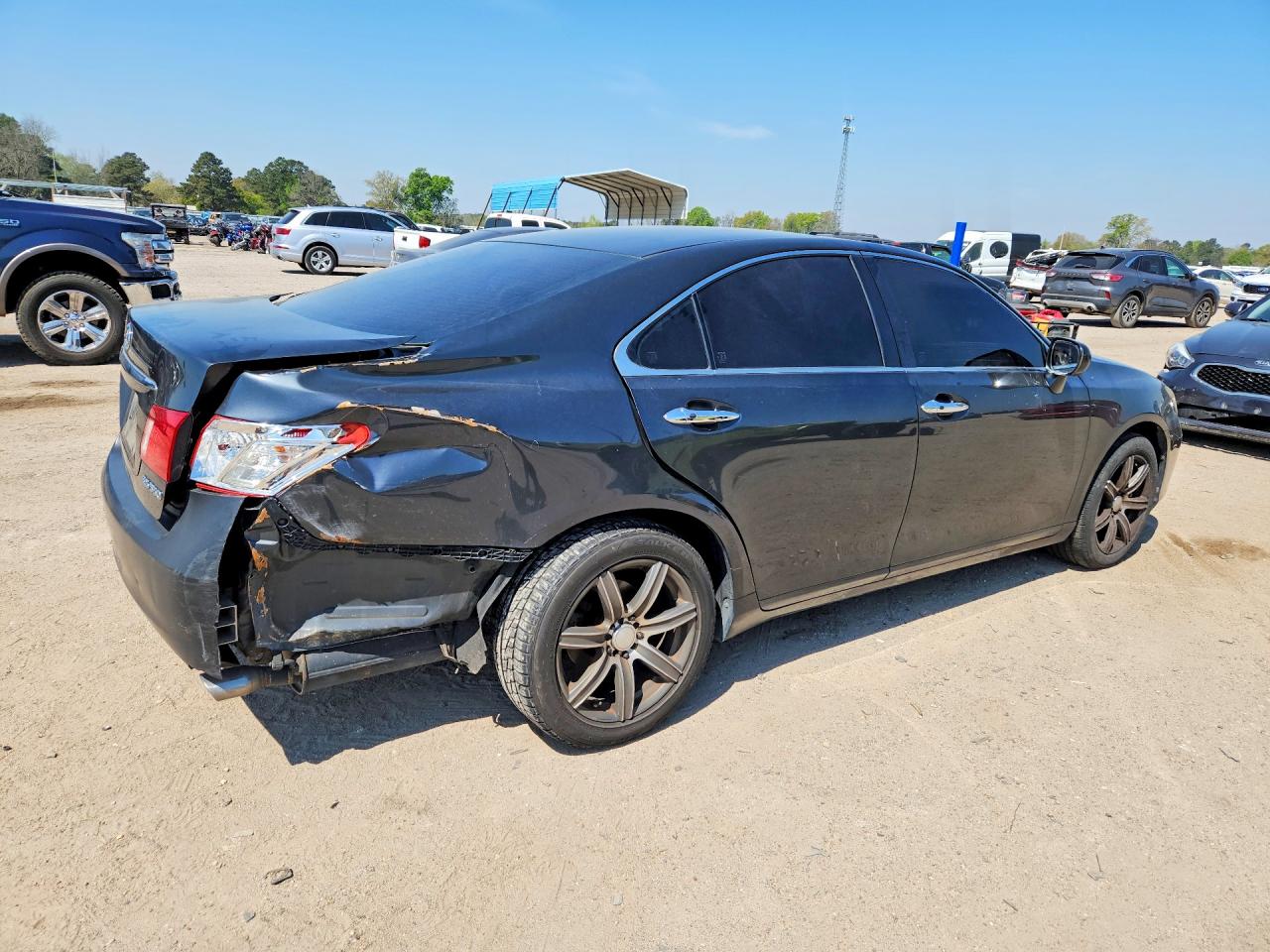 2009 Lexus Es 350 Base Black vin: JTHBJ46G492275579