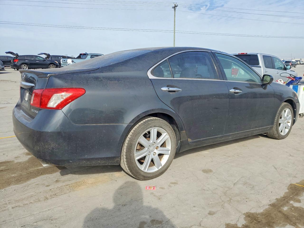 2009 Lexus Es 350 Black vin: JTHBJ46G492282502