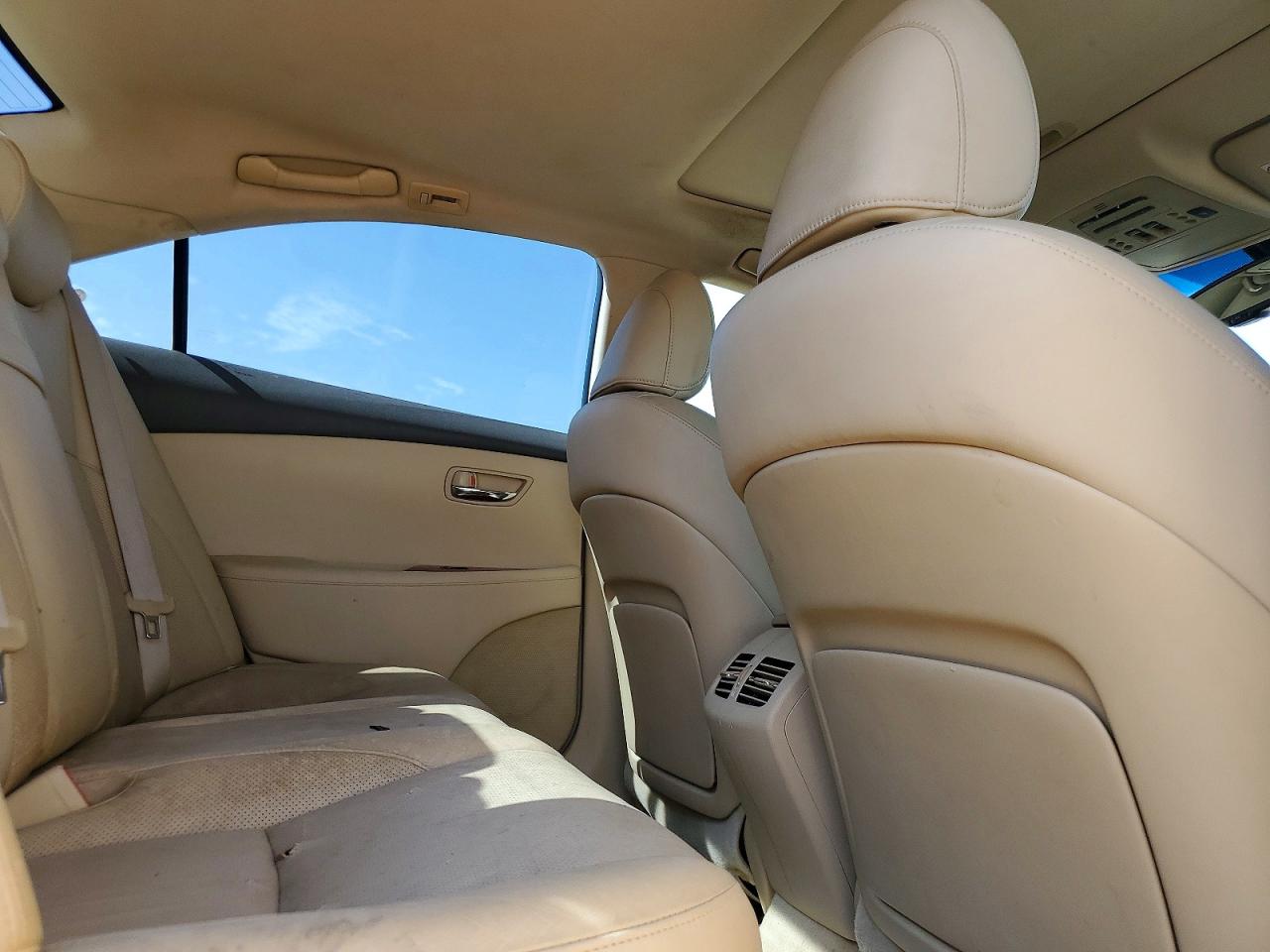2009 Lexus Es 350 White vin: JTHBJ46G492283813
