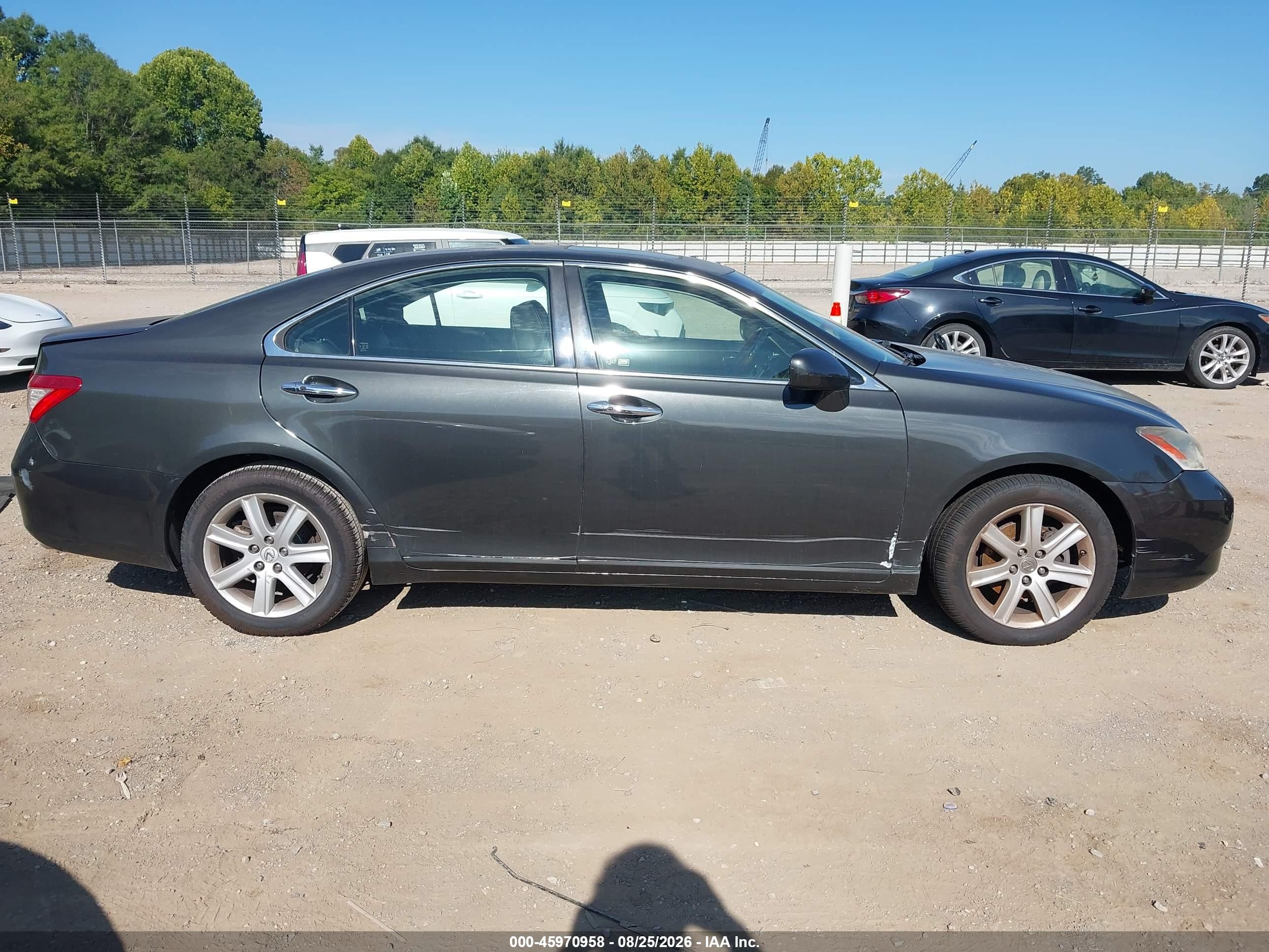 2009 Lexus Es 350 Black vin: JTHBJ46G492286291