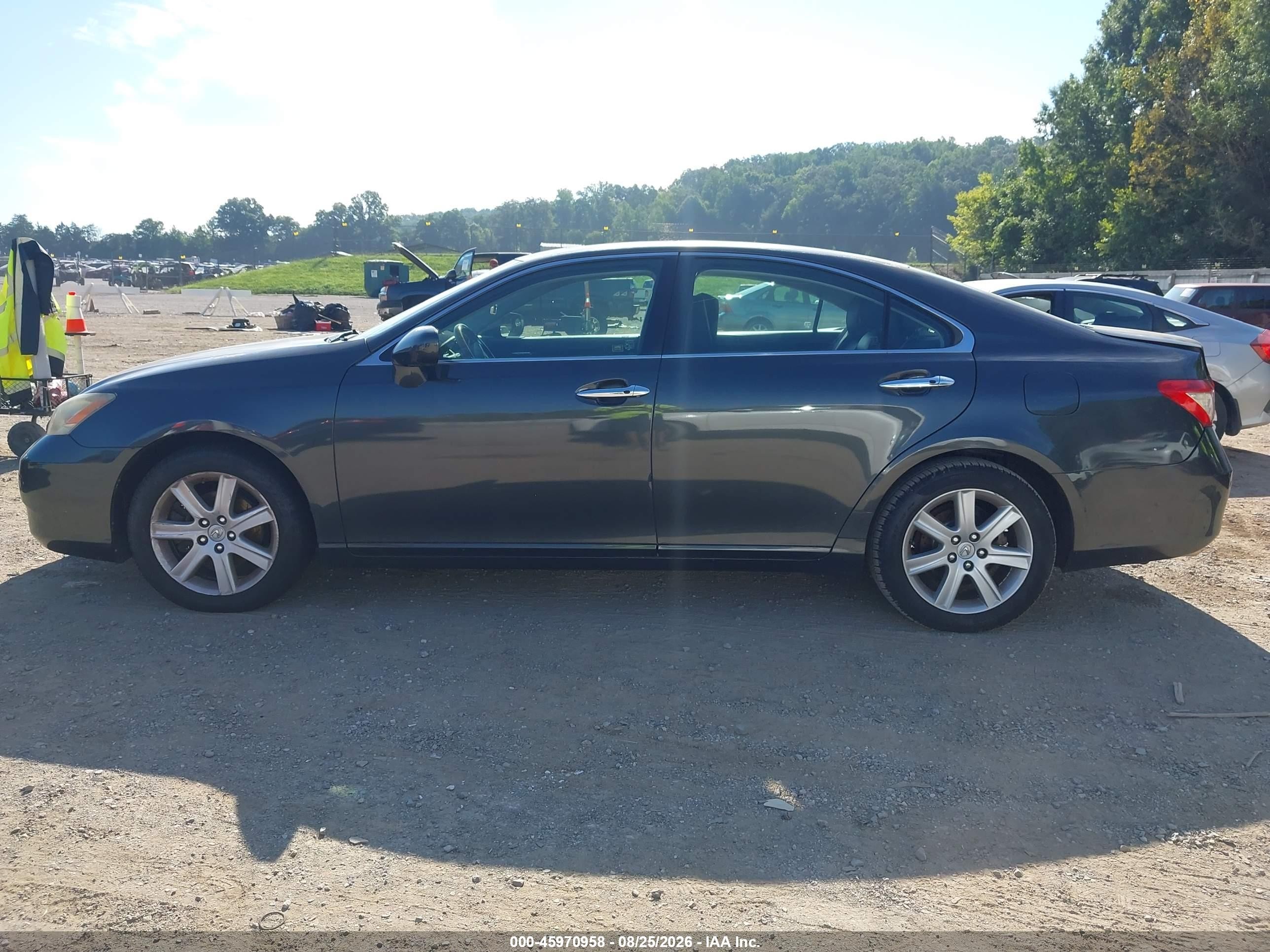 2009 Lexus Es 350 Black vin: JTHBJ46G492286291