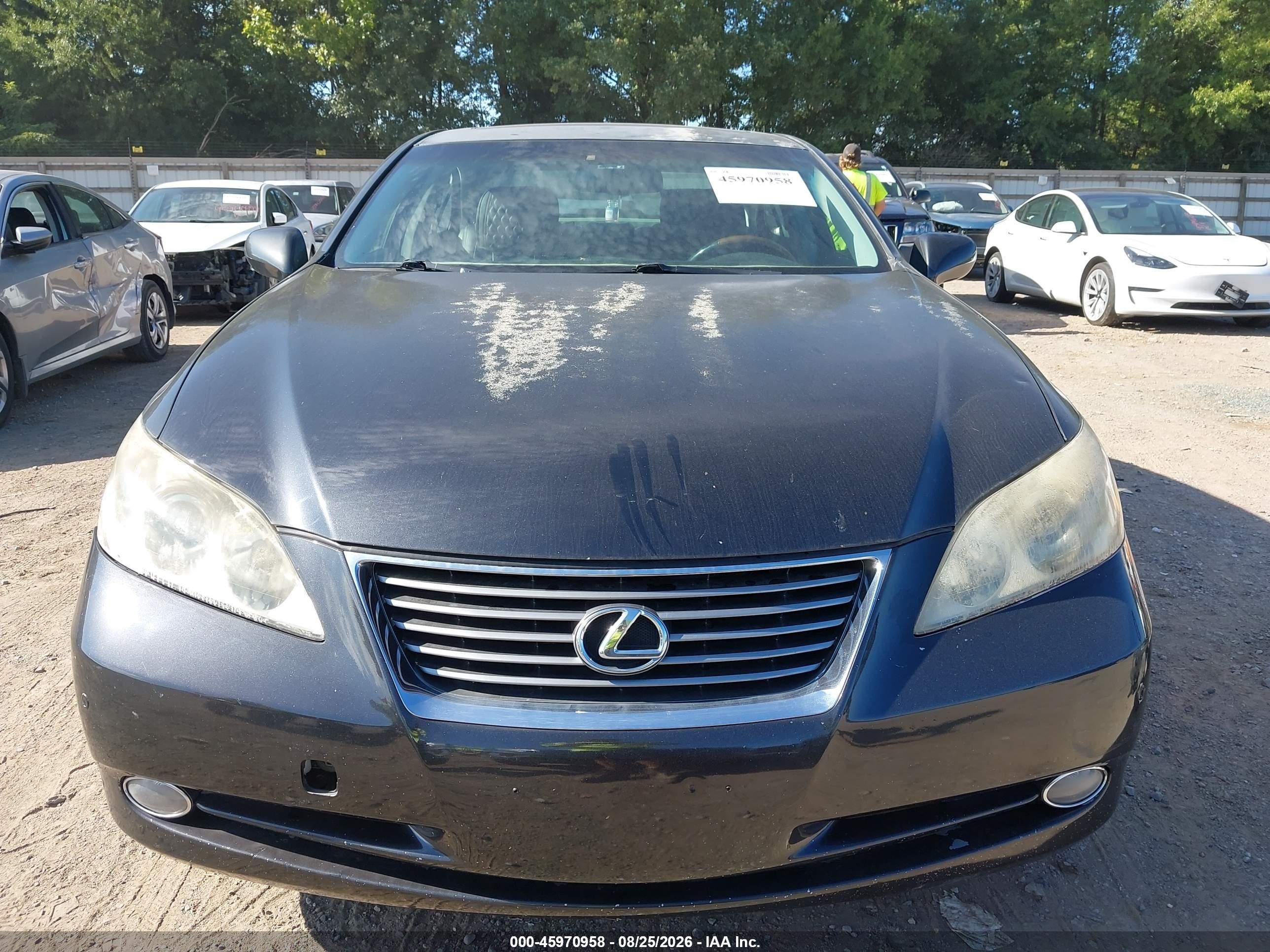 2009 Lexus Es 350 Black vin: JTHBJ46G492286291
