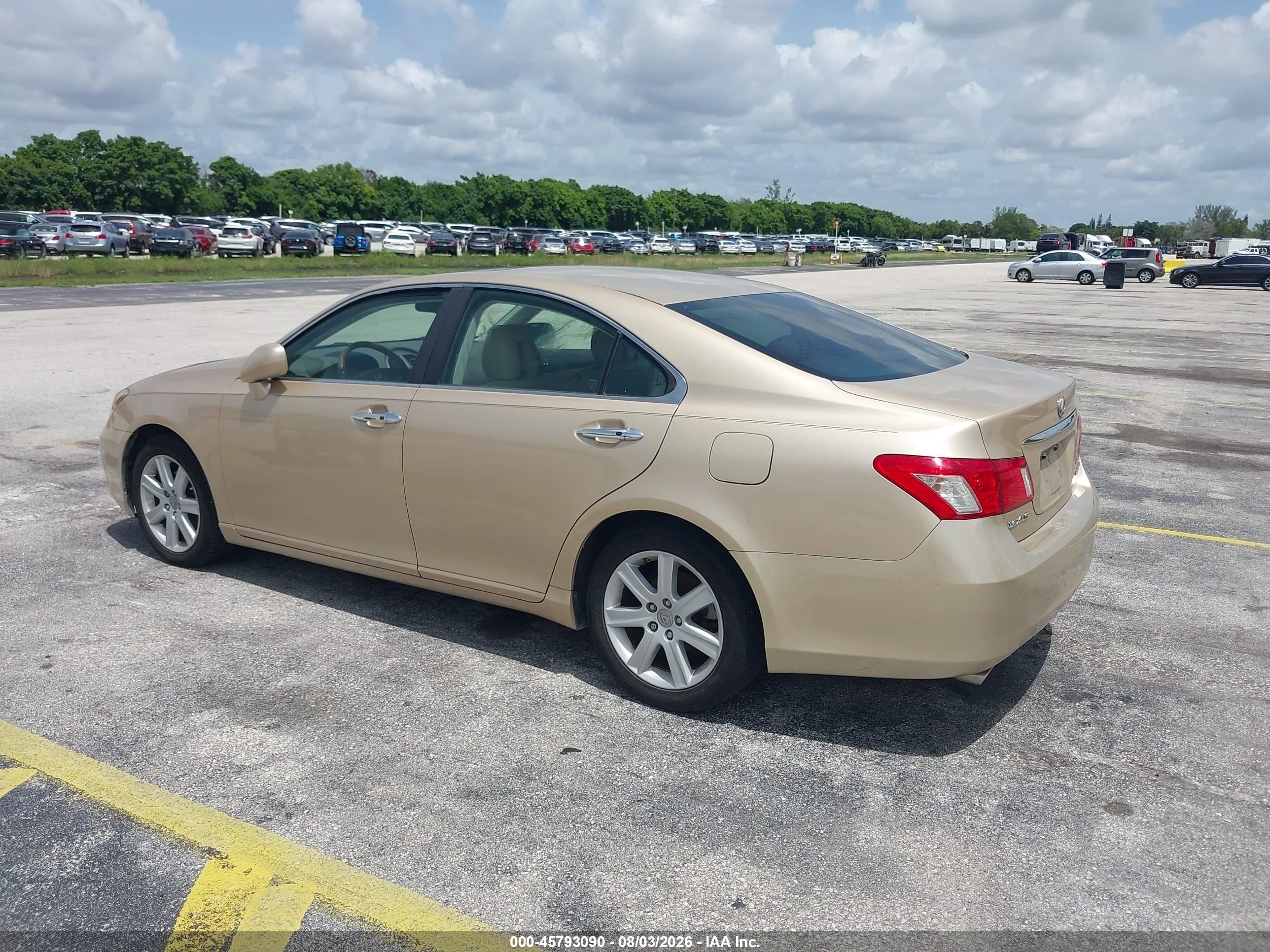 2009 Lexus Es 350   Gold vin: JTHBJ46G492286985