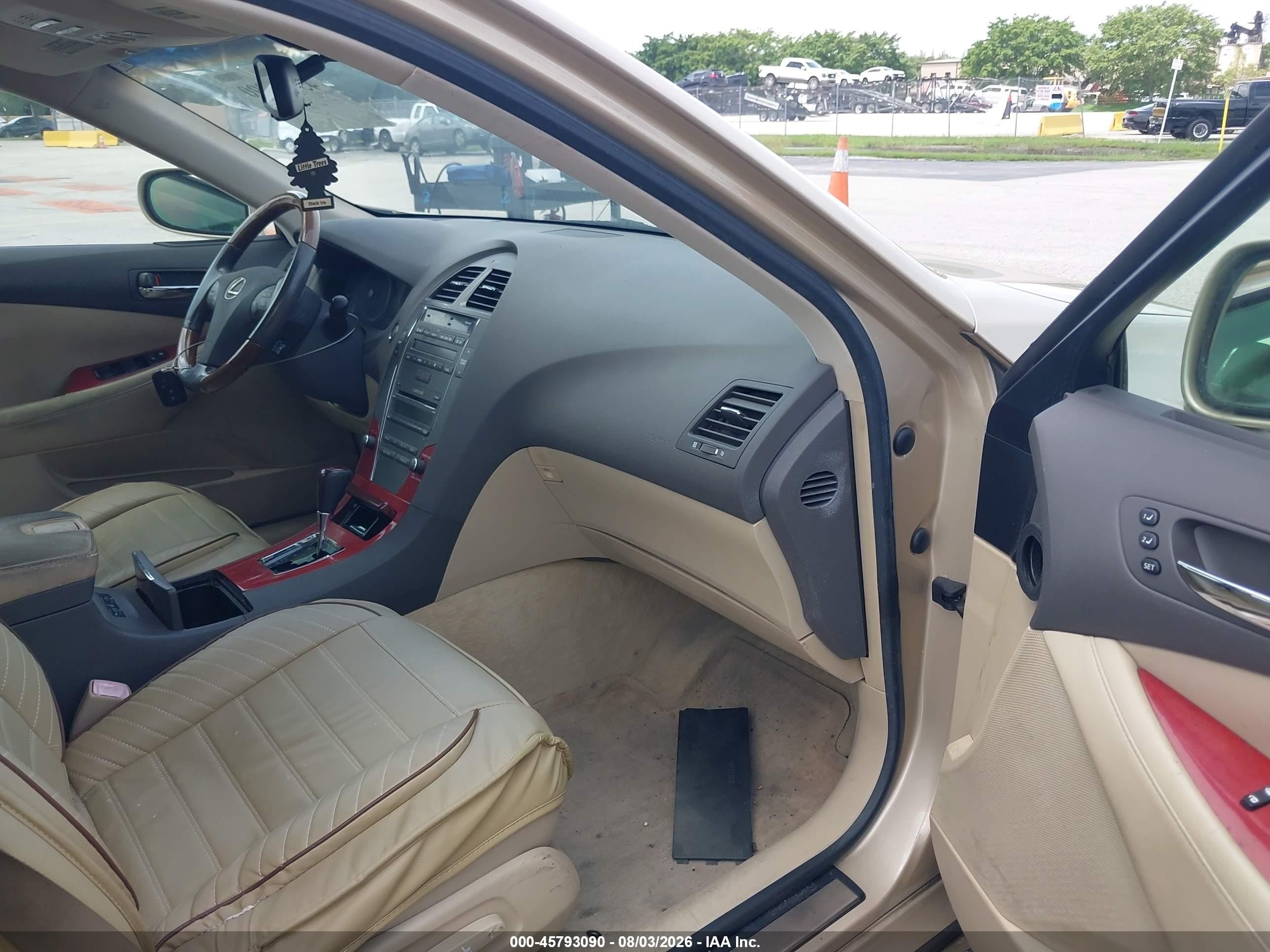 2009 Lexus Es 350   Gold vin: JTHBJ46G492286985