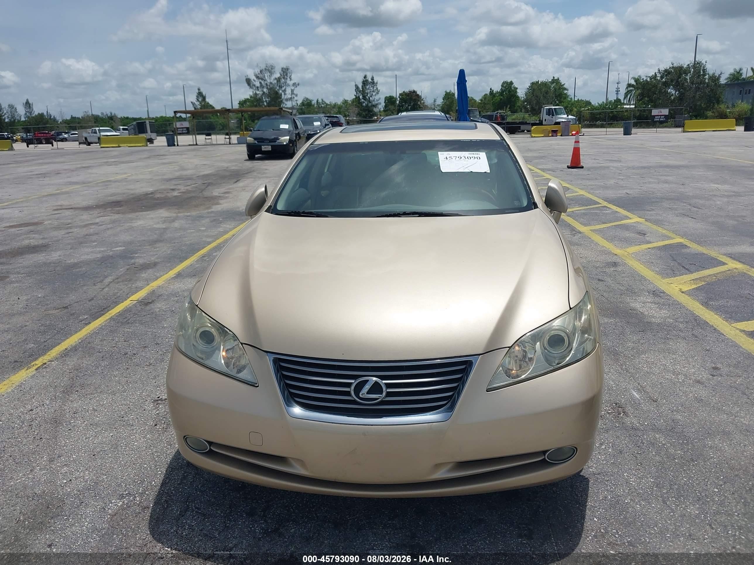 2009 Lexus Es 350   Gold vin: JTHBJ46G492286985