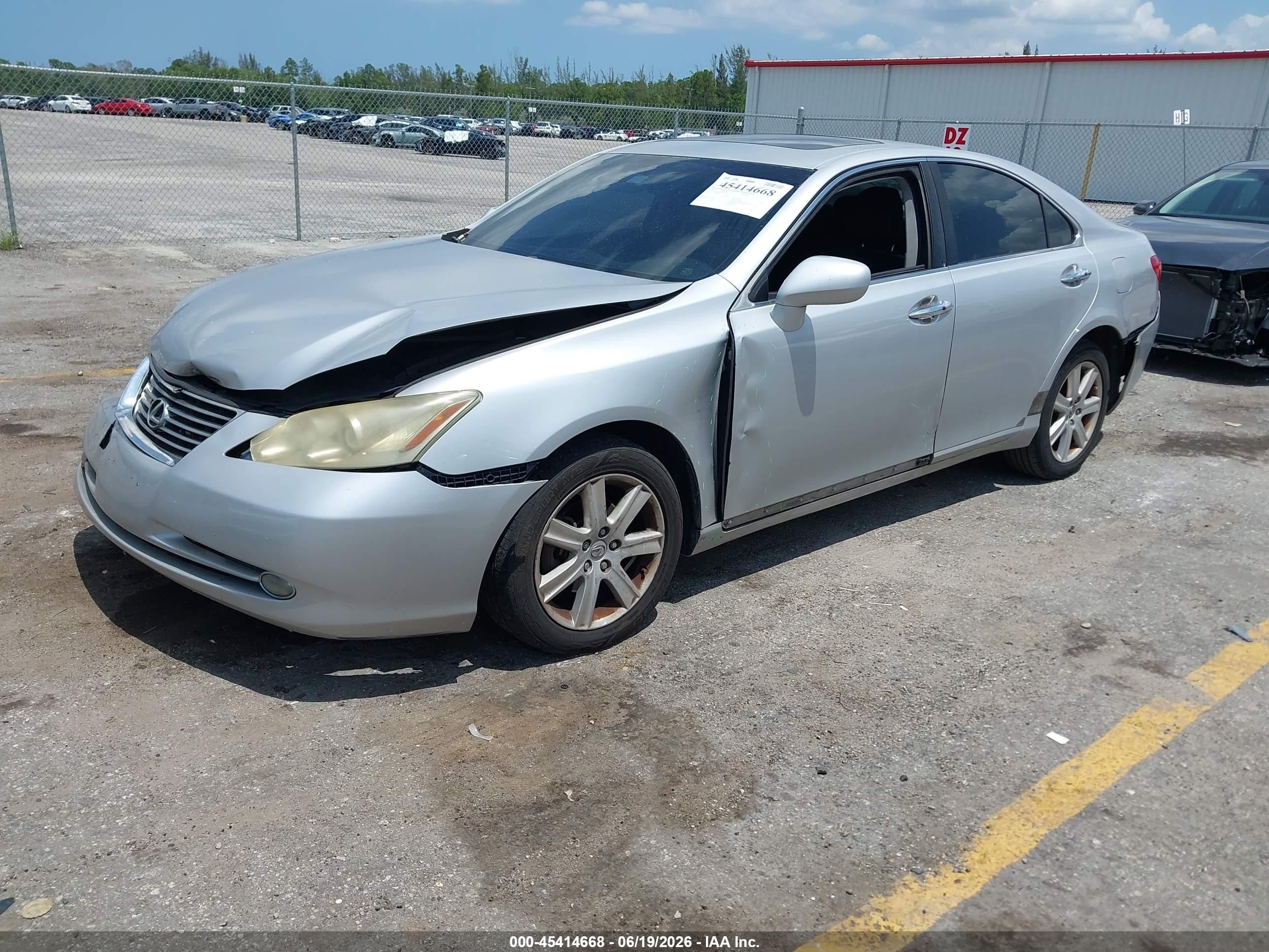 2009 Lexus Es 350   Silver vin: JTHBJ46G492291930