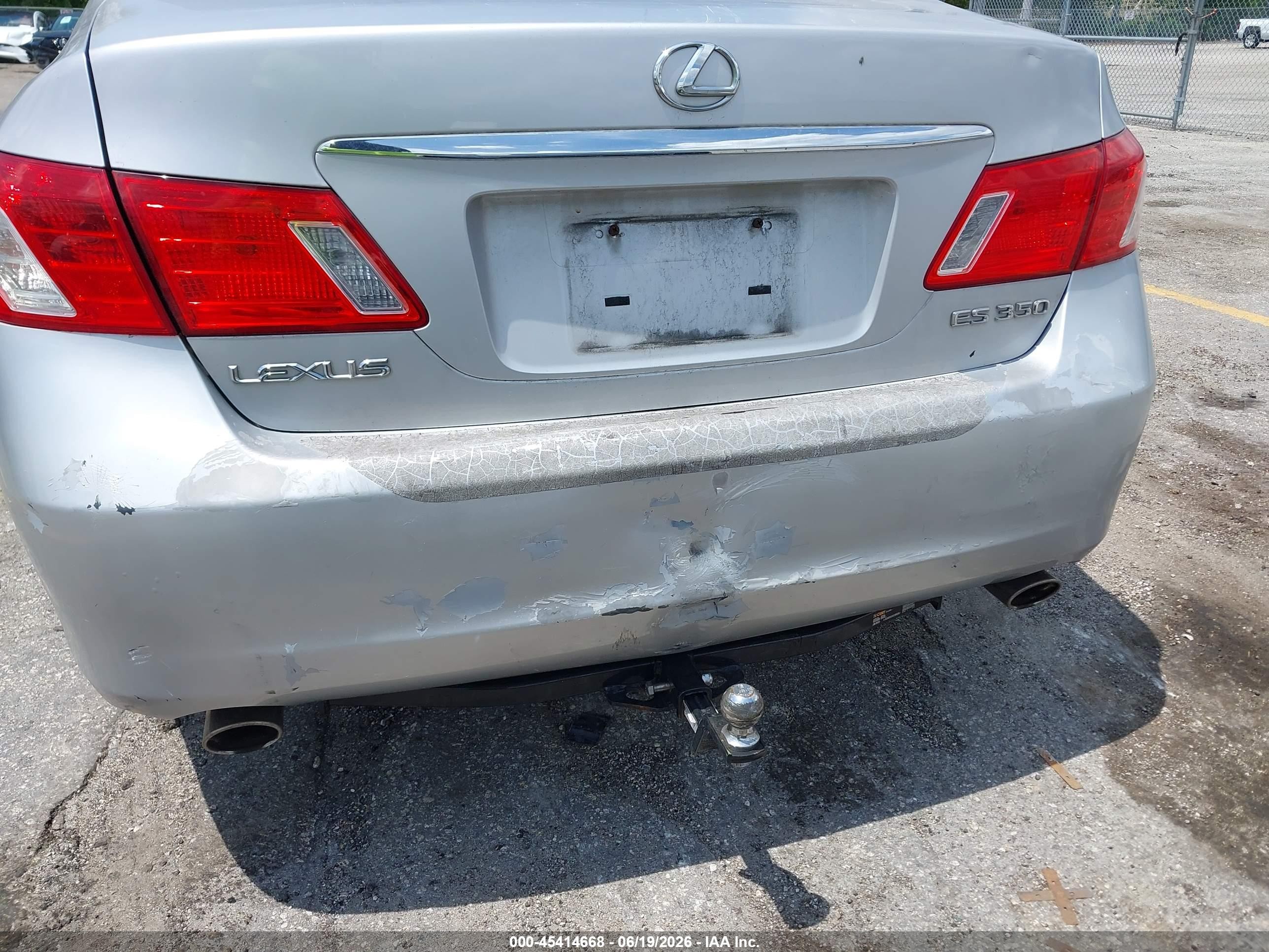 2009 Lexus Es 350   Silver vin: JTHBJ46G492291930